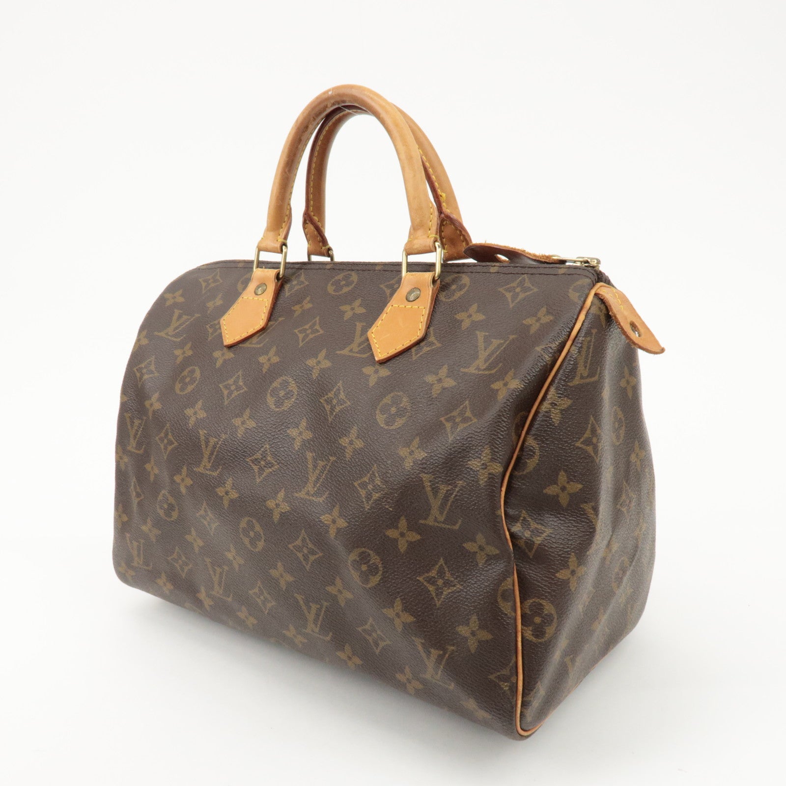 Louis Vuitton Monogram Speedy 30 Hand Bag Boston Bag M41526 Used