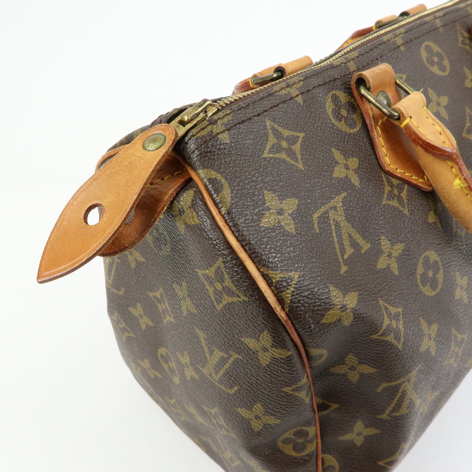 Louis Vuitton Monogram Speedy 30 Boston Bag Hand Bag Brown M41526