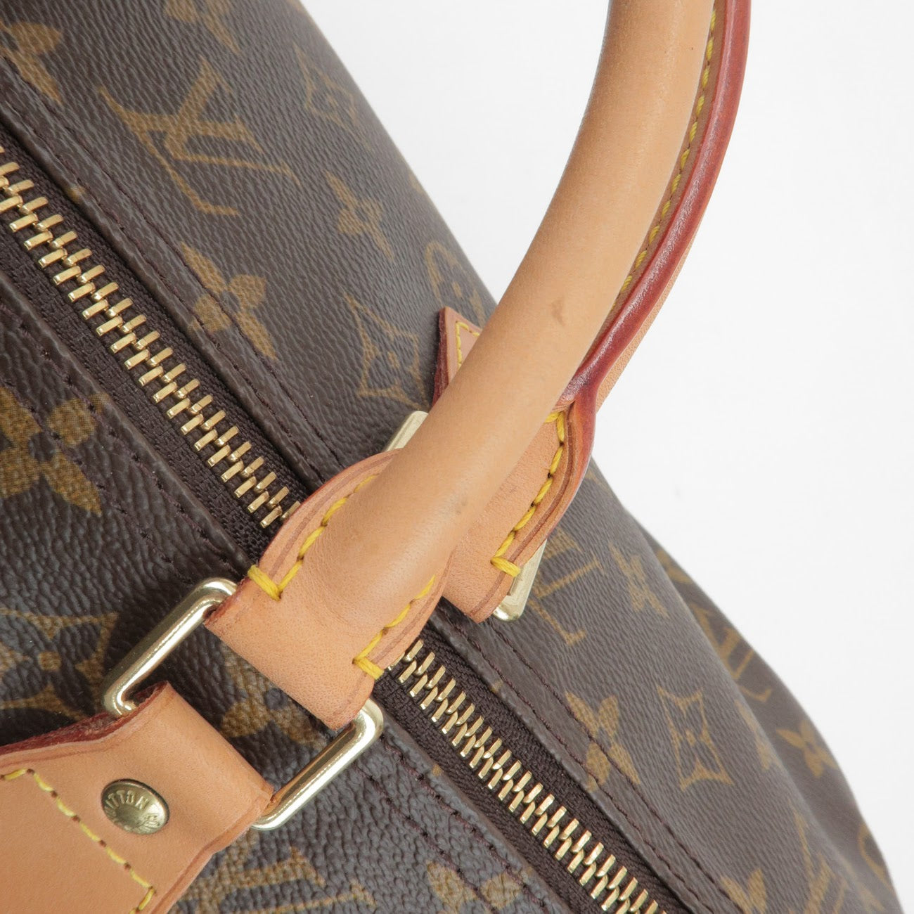 Louis Vuitton Monogram Speedy 40 Hand Bag Boston Bag Brown M41522