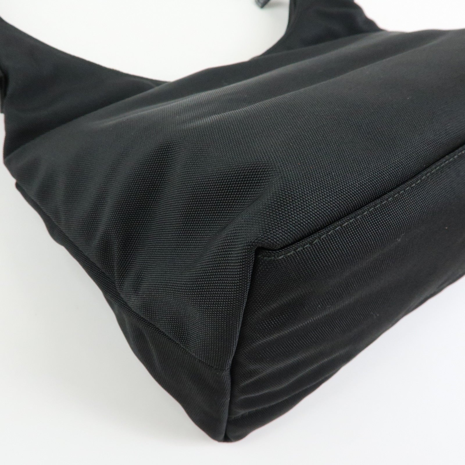 GUCCI Canvas Leather Shoulder Bag Hand Bag Black 001・3386・1705