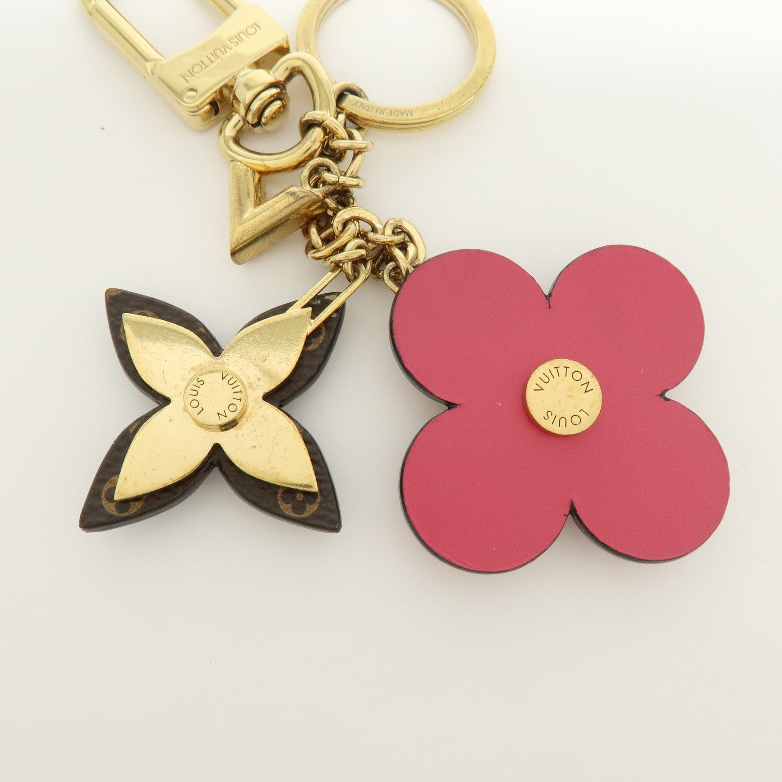 Louis Vuitton Porte Cles Blooming Flower Bag Charm Key Chain M63084