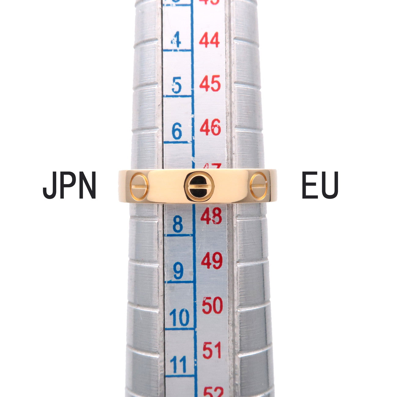 Cartier Mini Love Ring K18YG 750YG Yellow Gold #47 US4-4.5 EU47 HK9 Used