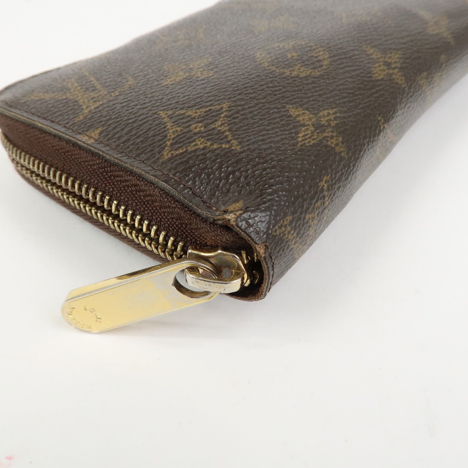 Louis Vuitton Monogram Zippy Round Long Wallet Brown M42616
