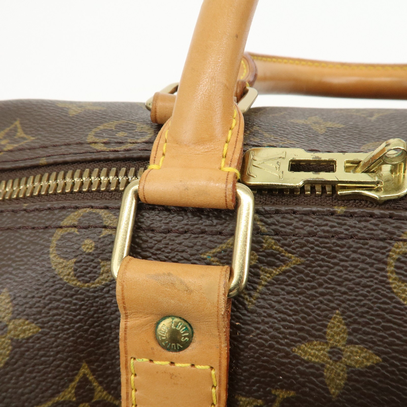Louis Vuitton Monogram Keep All 45 Bandouliere Boston Bag M41418