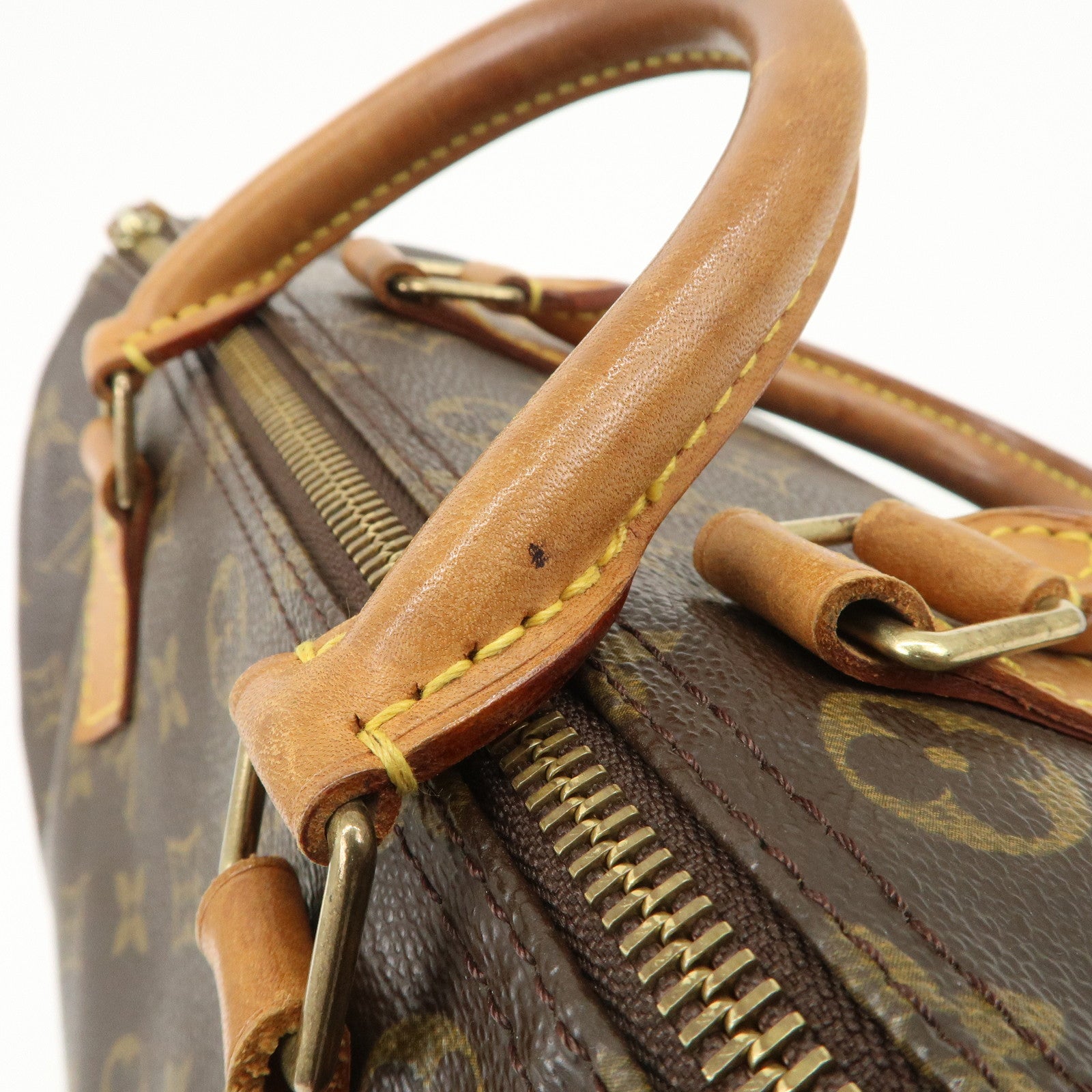 Louis Vuitton Monogram Speedy 30 Boston Bag Hand Bag Brown M41526