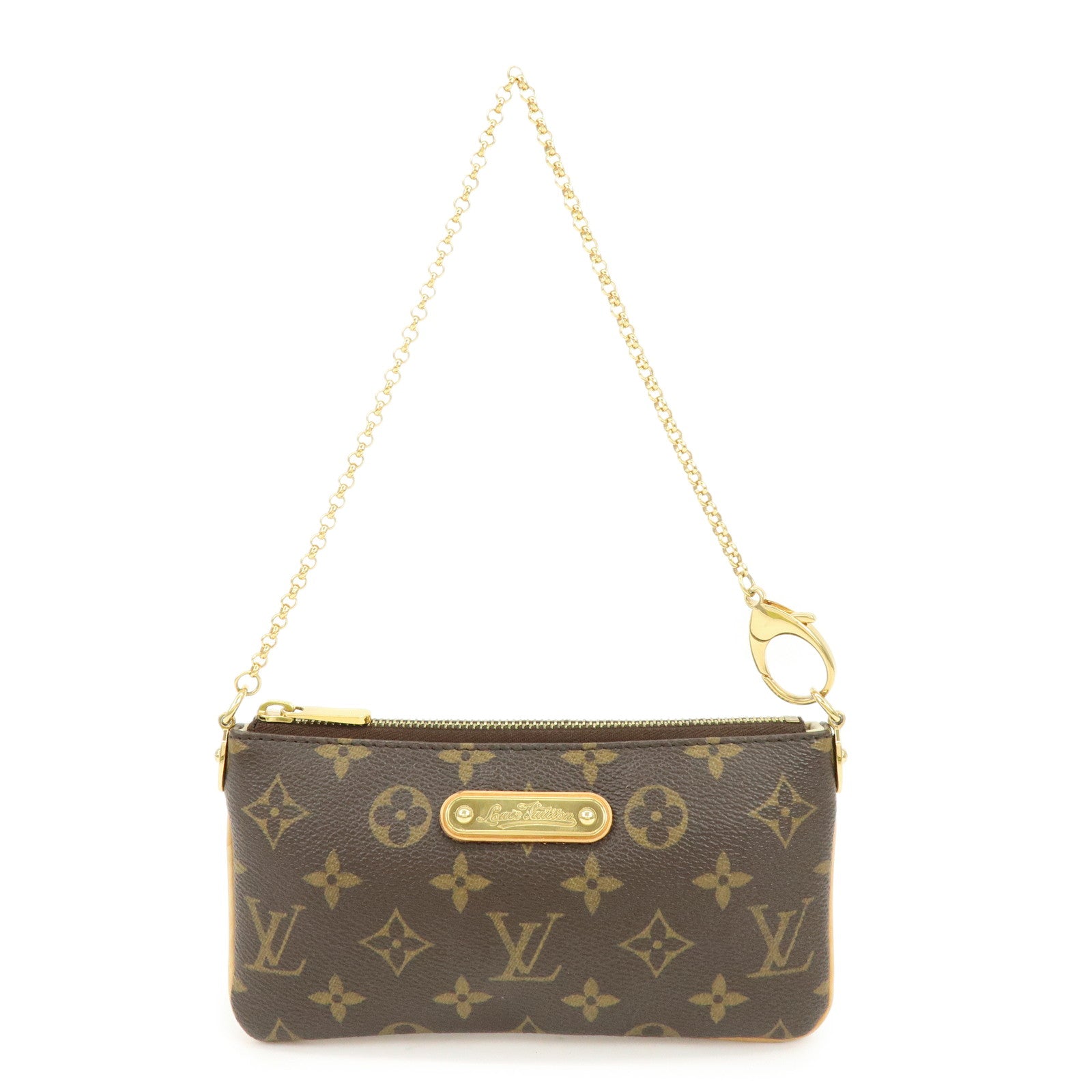 Louis Vuitton Monogram Pochette Milla MM Chain Hand Bag M60094