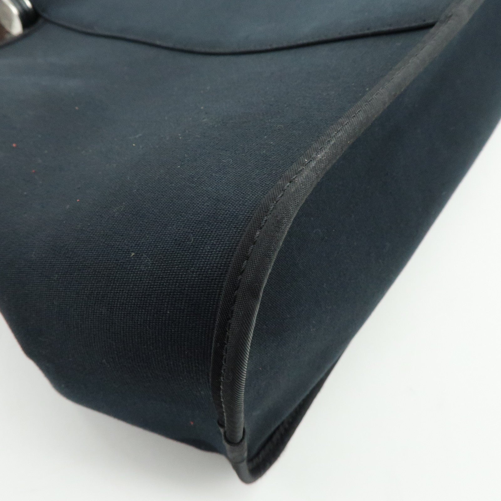 HERMES Cabag Elan PM Toile Officier Leather Tote Bag ▢N Stamped