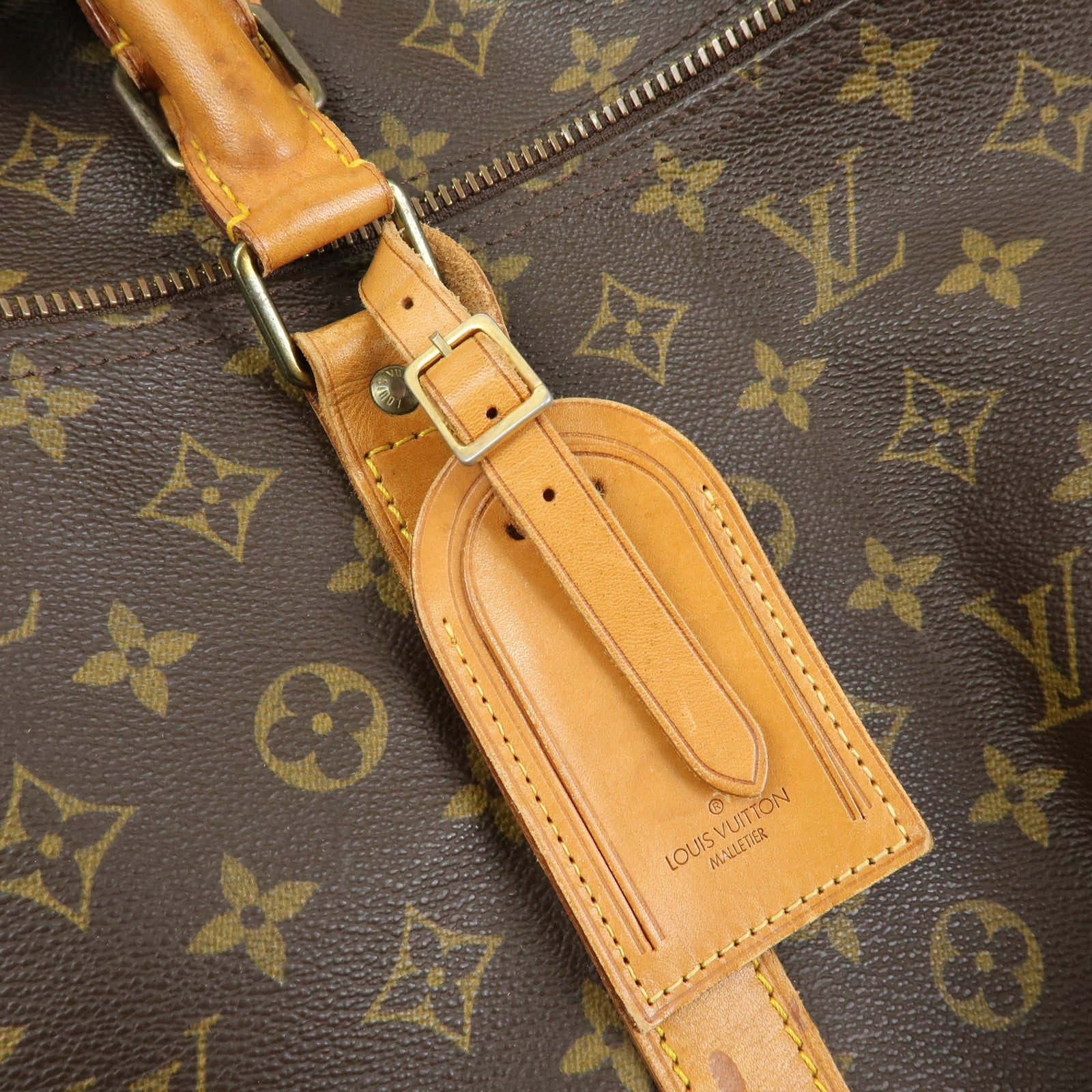 Louis Vuitton Monogram Keep All Bandouliere 60 Boston Bag M41412