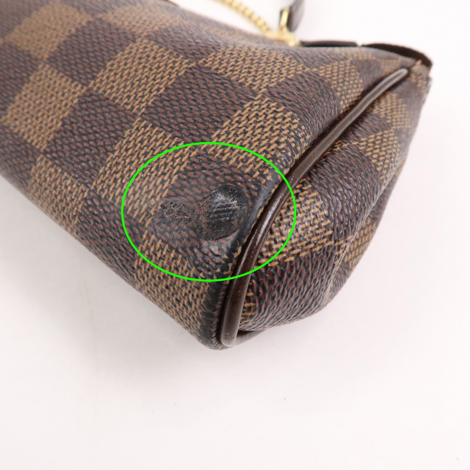 Louis Vuitton Damier Eva 2Way Hand Shoulder Bag Damier Ebene N55213