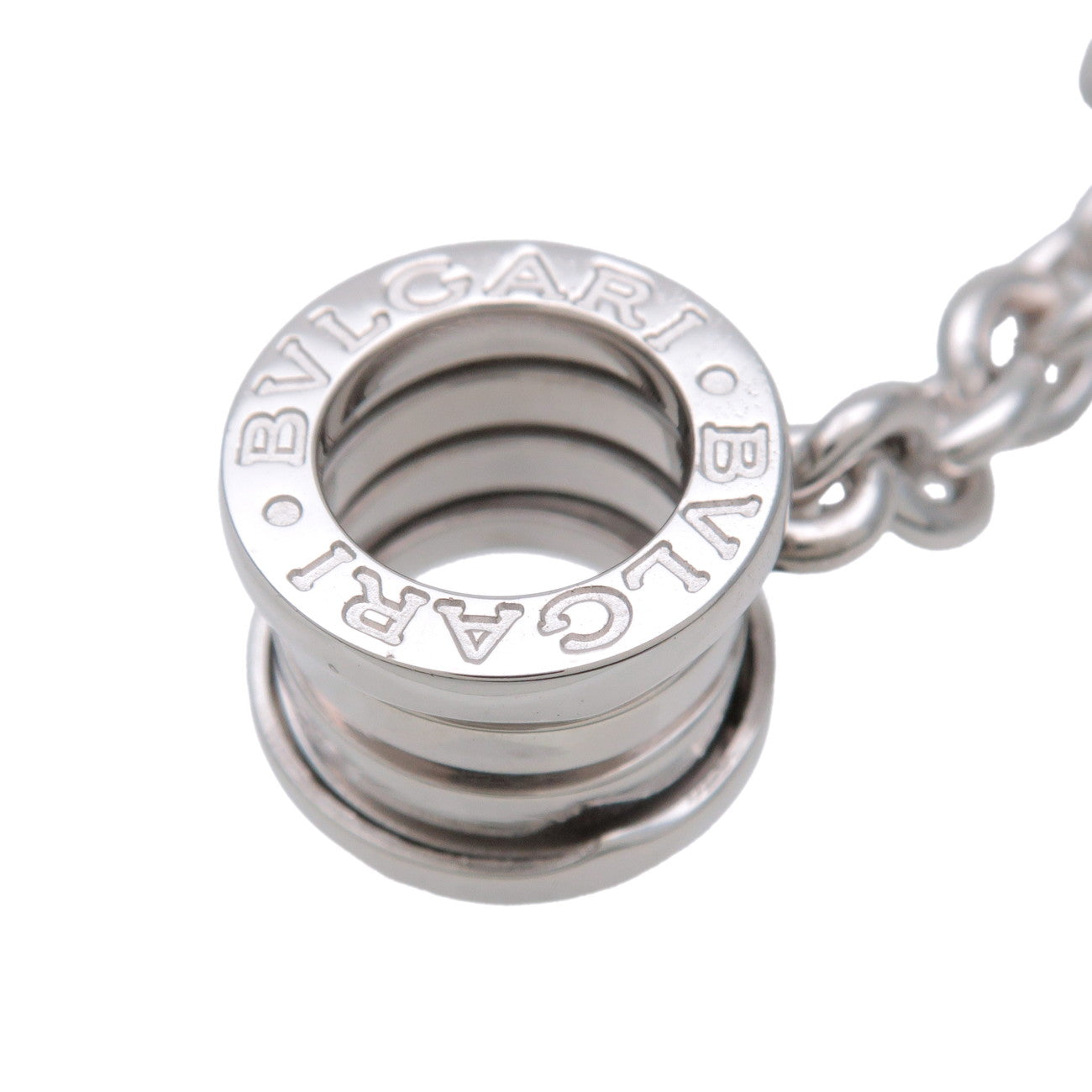 BVLGARI B-zero1 Bag Charm Key Chain SV925 Silver