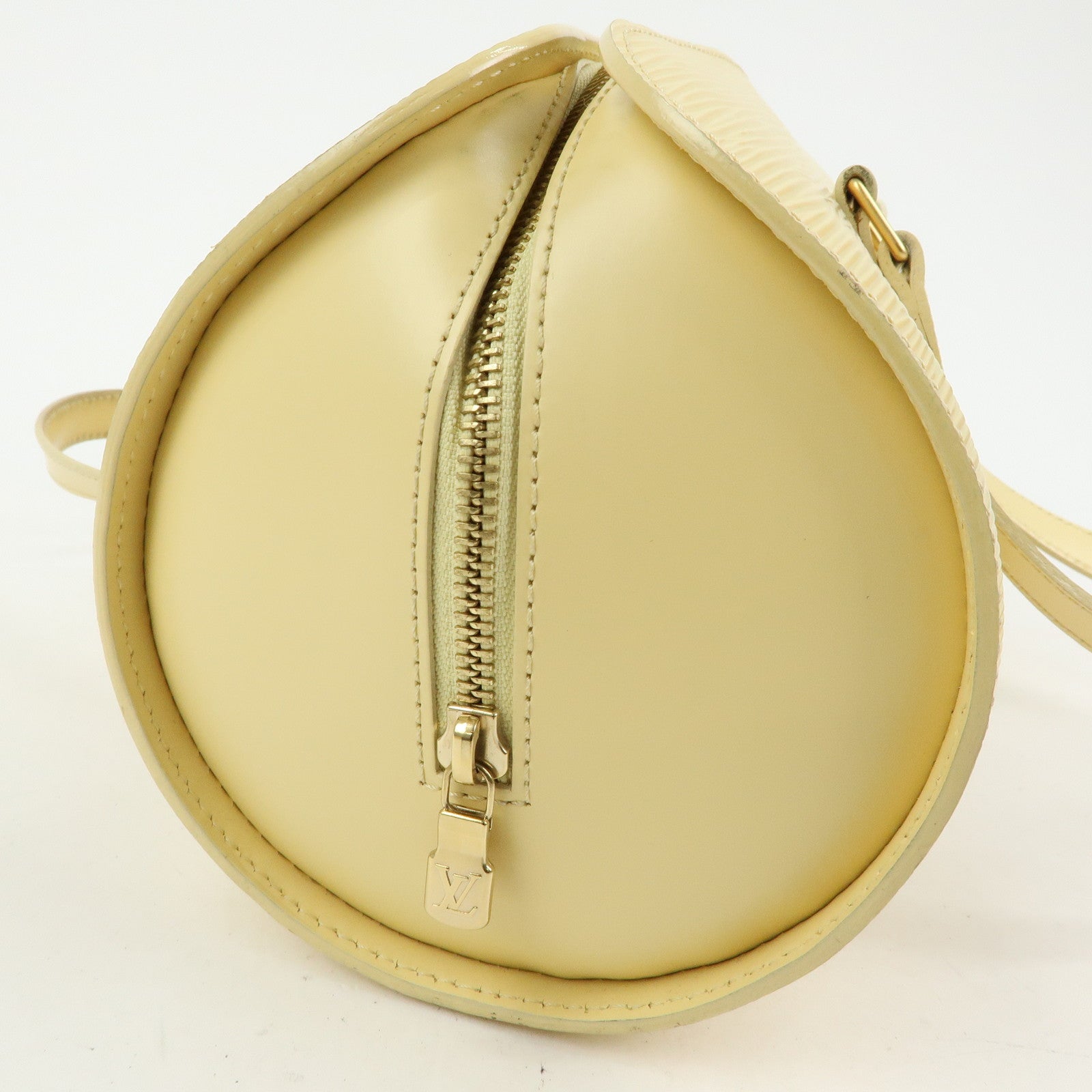 Louis Vuitton Epi Leather Soufflot & Pouch Hand Bag Vanilla M5222A