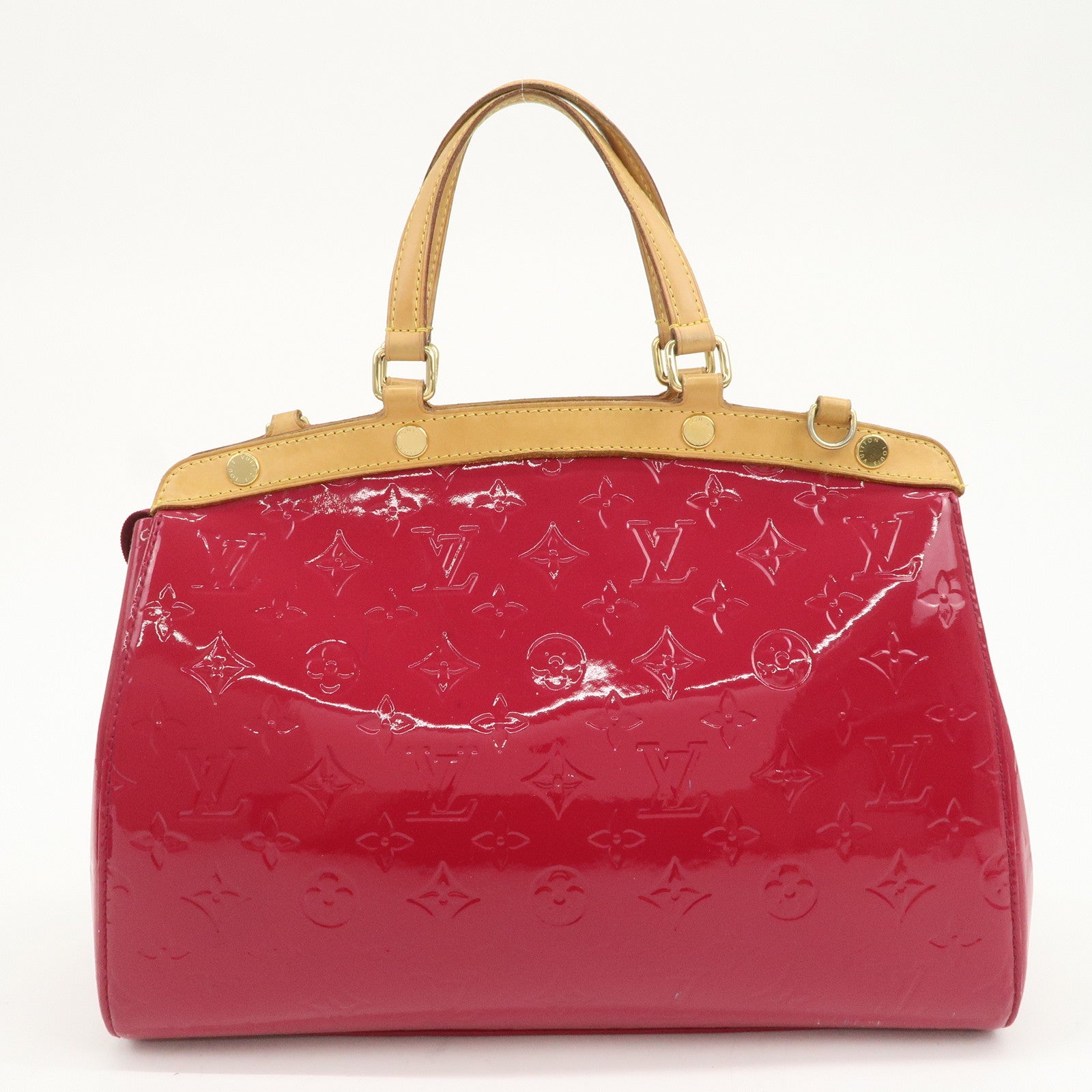 Louis Vuitton Vernis Brea MM 2Way Bag Hand Bag RoseIndien M91798