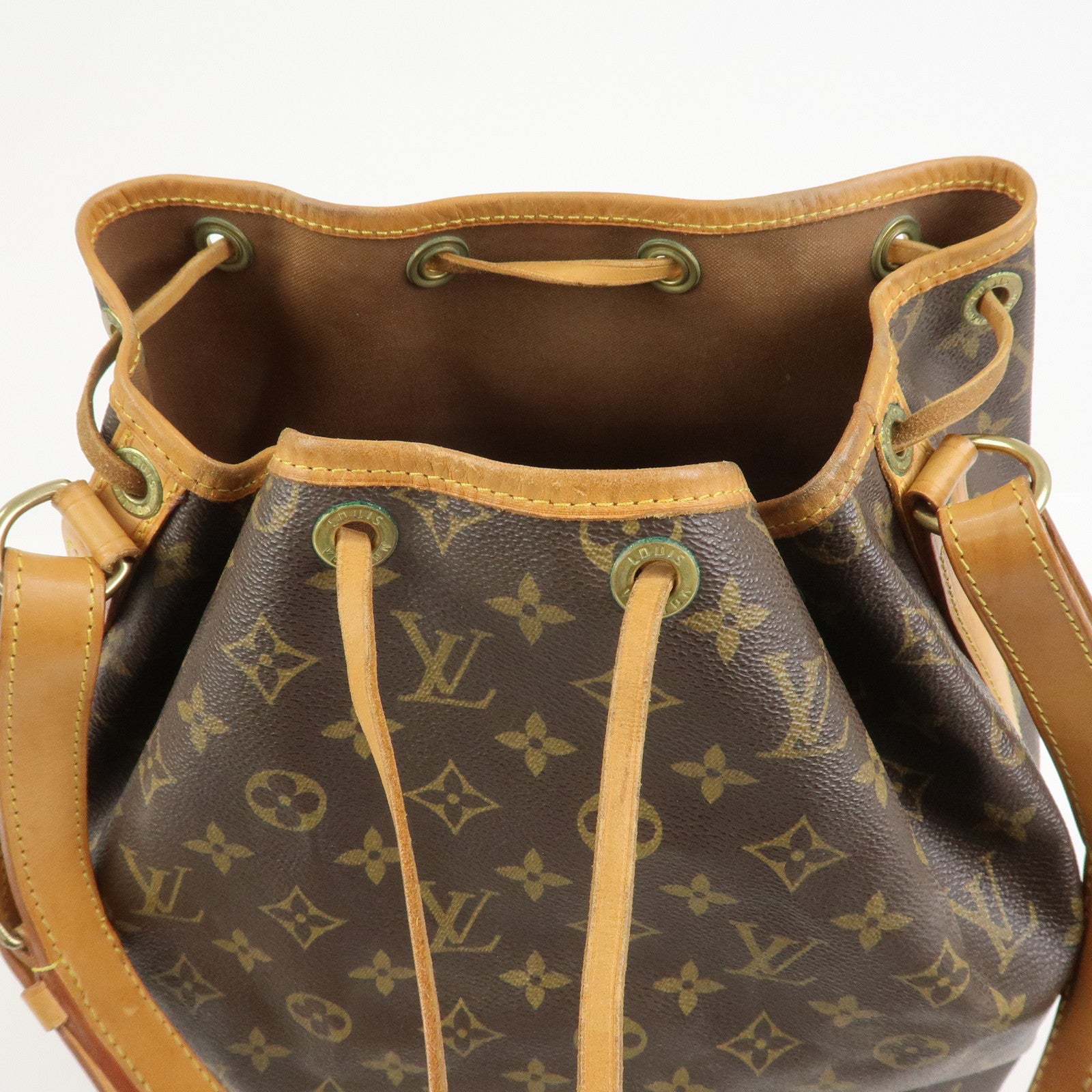 Louis Vuitton Monogram Noe Shoulder Bag Hand Bag Brown M42224