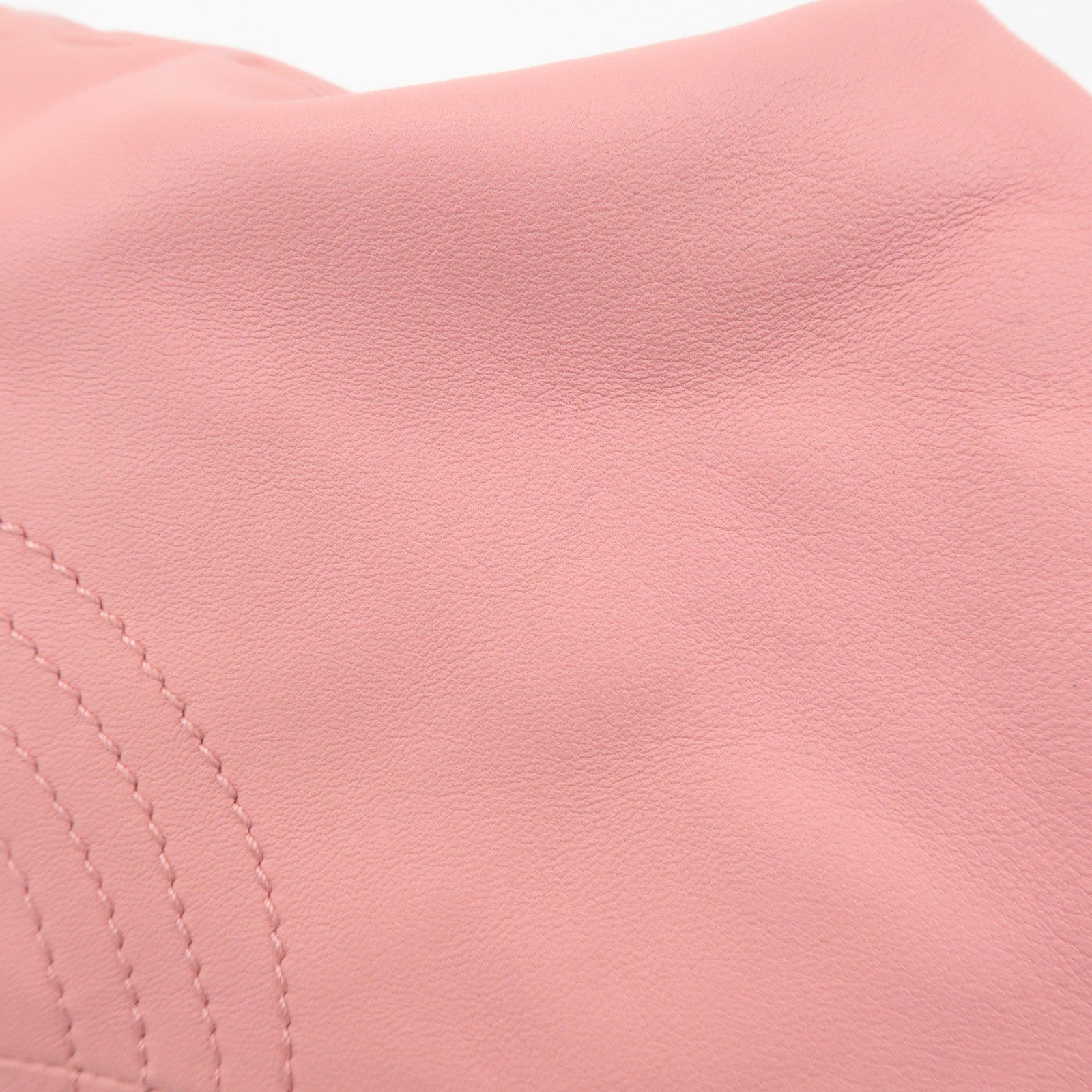 LOEWE Anagram Leather Nappa Aire Shoulder Hand Bag Pink Used