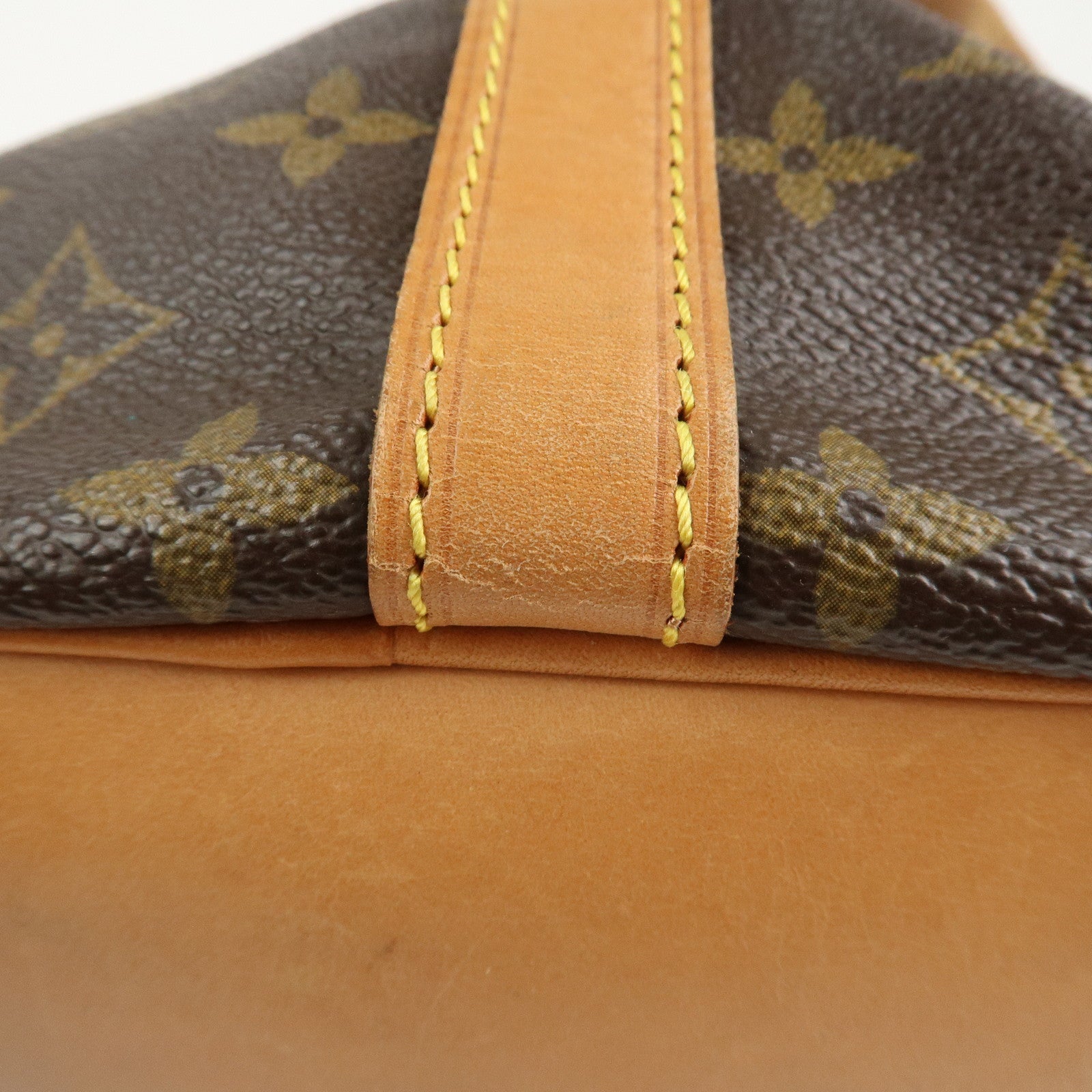 Louis Vuitton Monogram Canvas Petit Noe Shoulder Bag Brown M42226