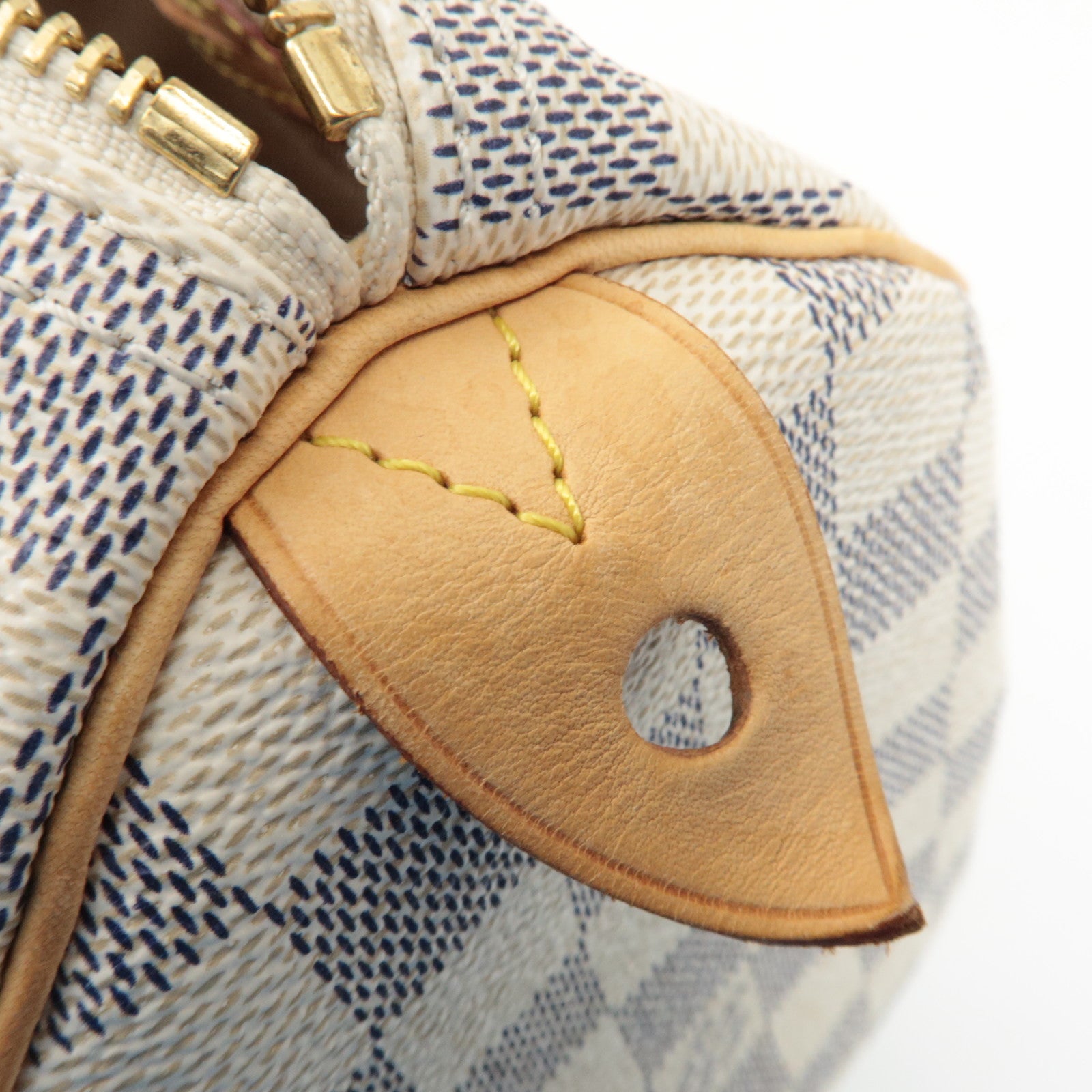 Louis Vuitton Damier Azur Speedy 25 Boston Bag Hand Bag N41534 Used