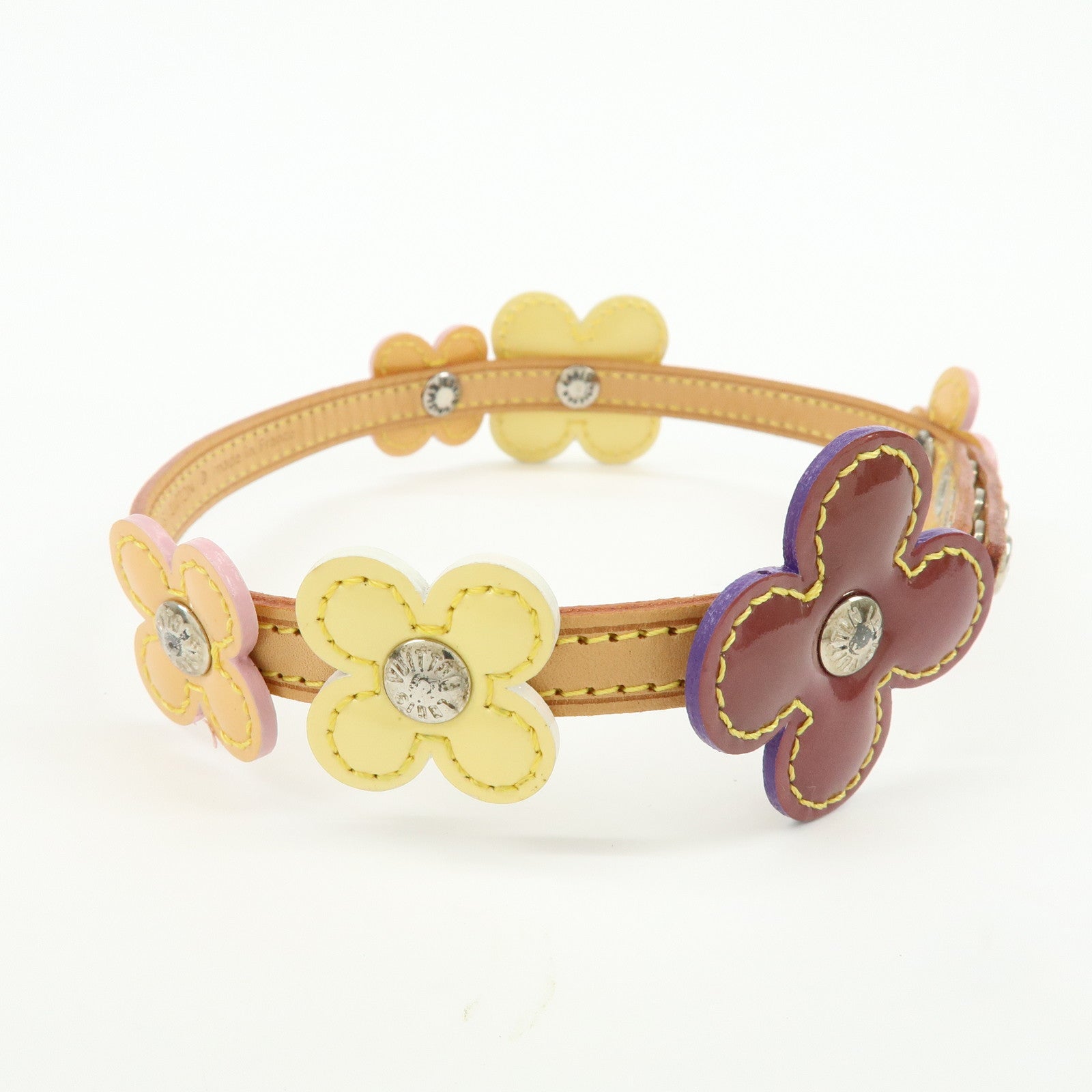 Louis Vuitton Monogram Vernis Flower Lexington Bracelet M92252