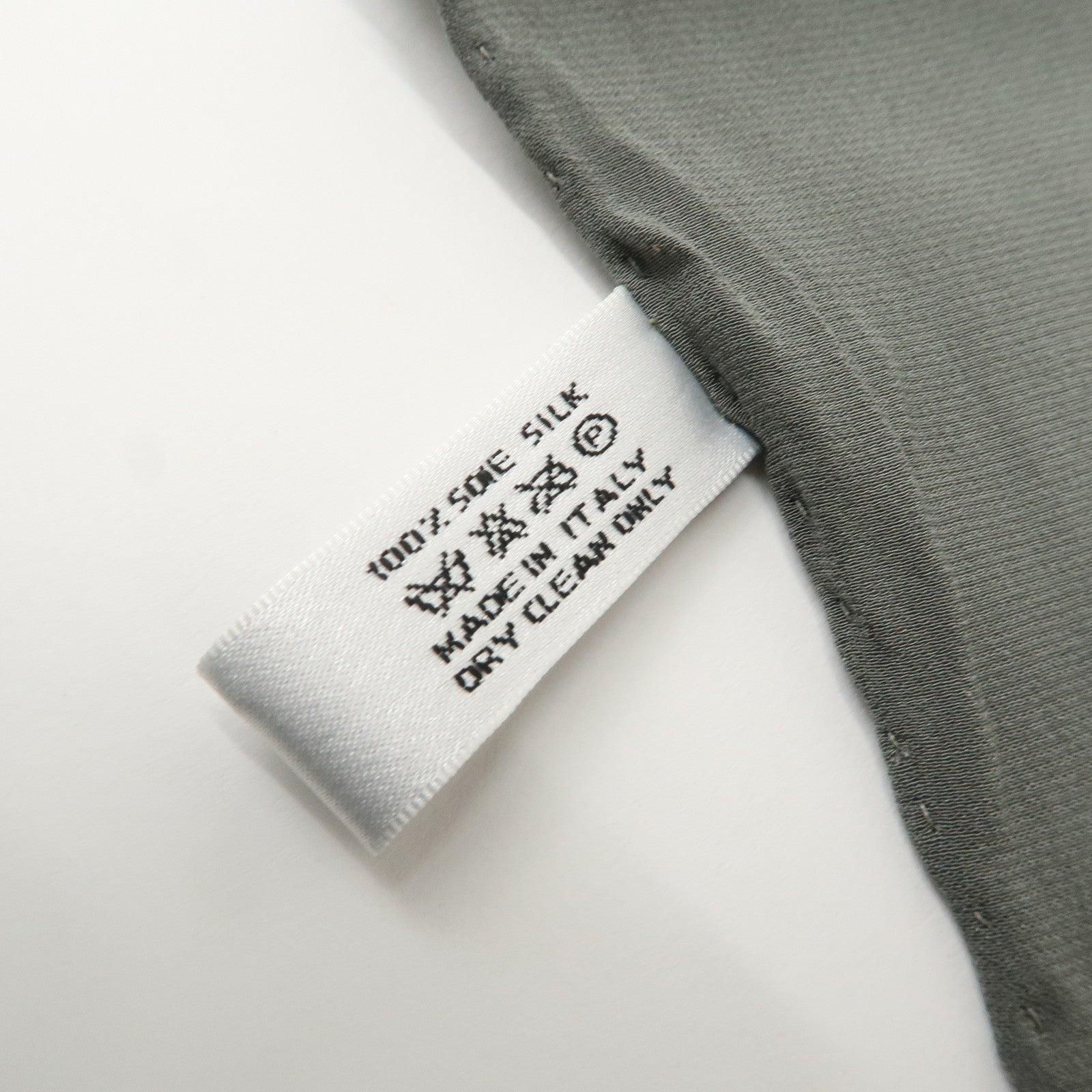 Christian Dior Trotter Silk 100% Scarf Moss Green