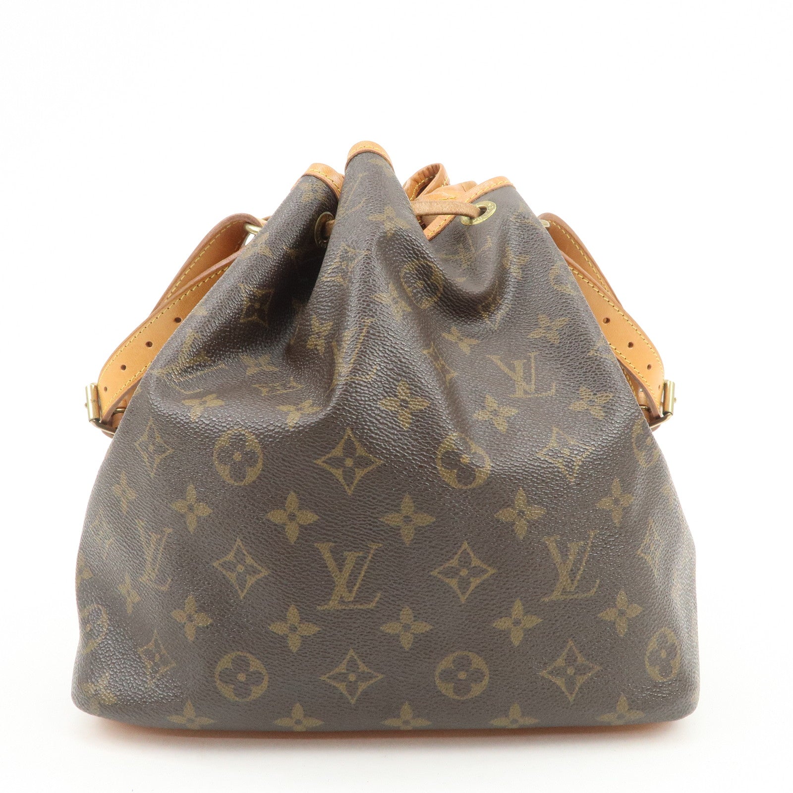 Louis Vuitton Monogram Petit Noe Shoulder Bag Brown M42226