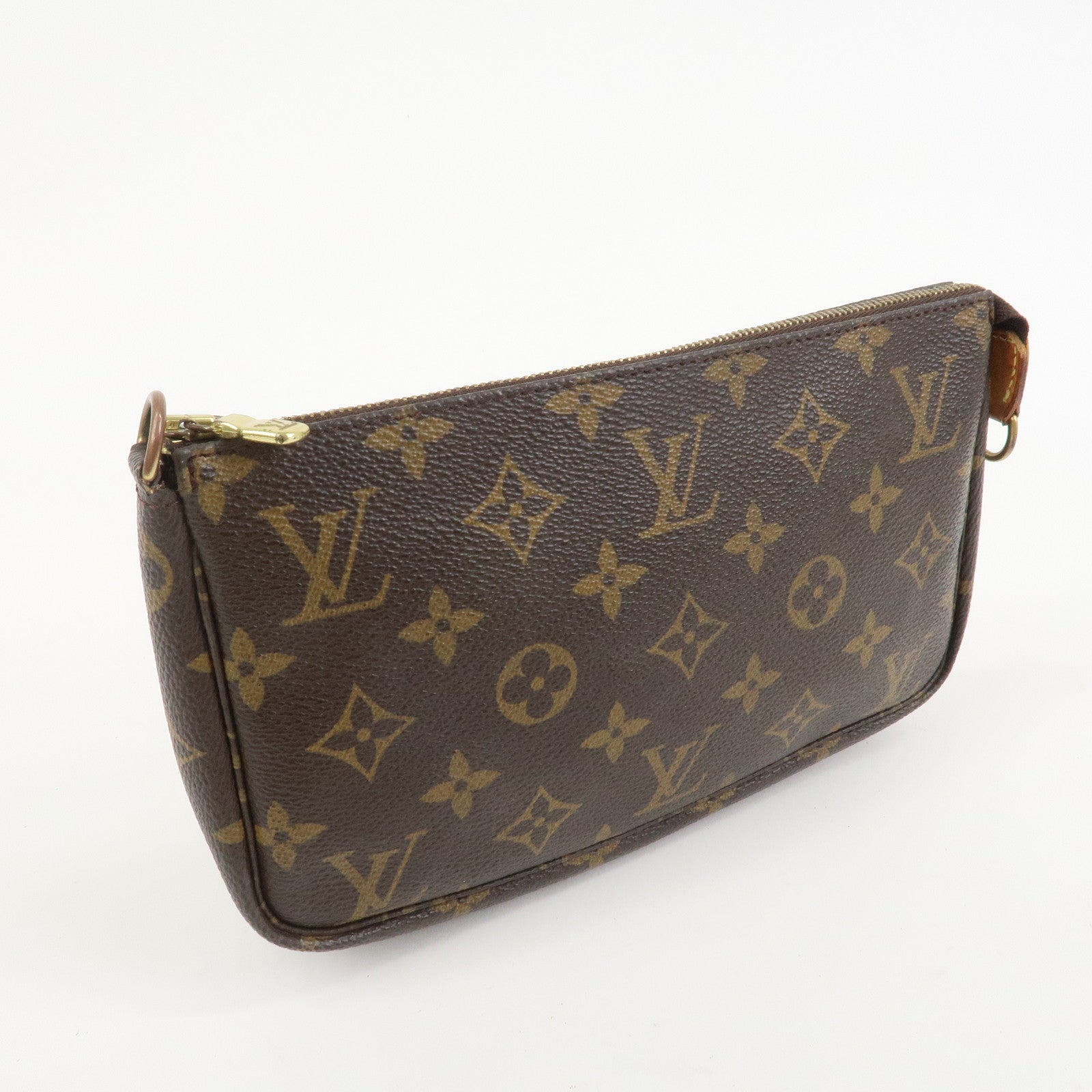 Louis Vuitton Monogram Pochette Accessoires Pouch Hand Bag M51980
