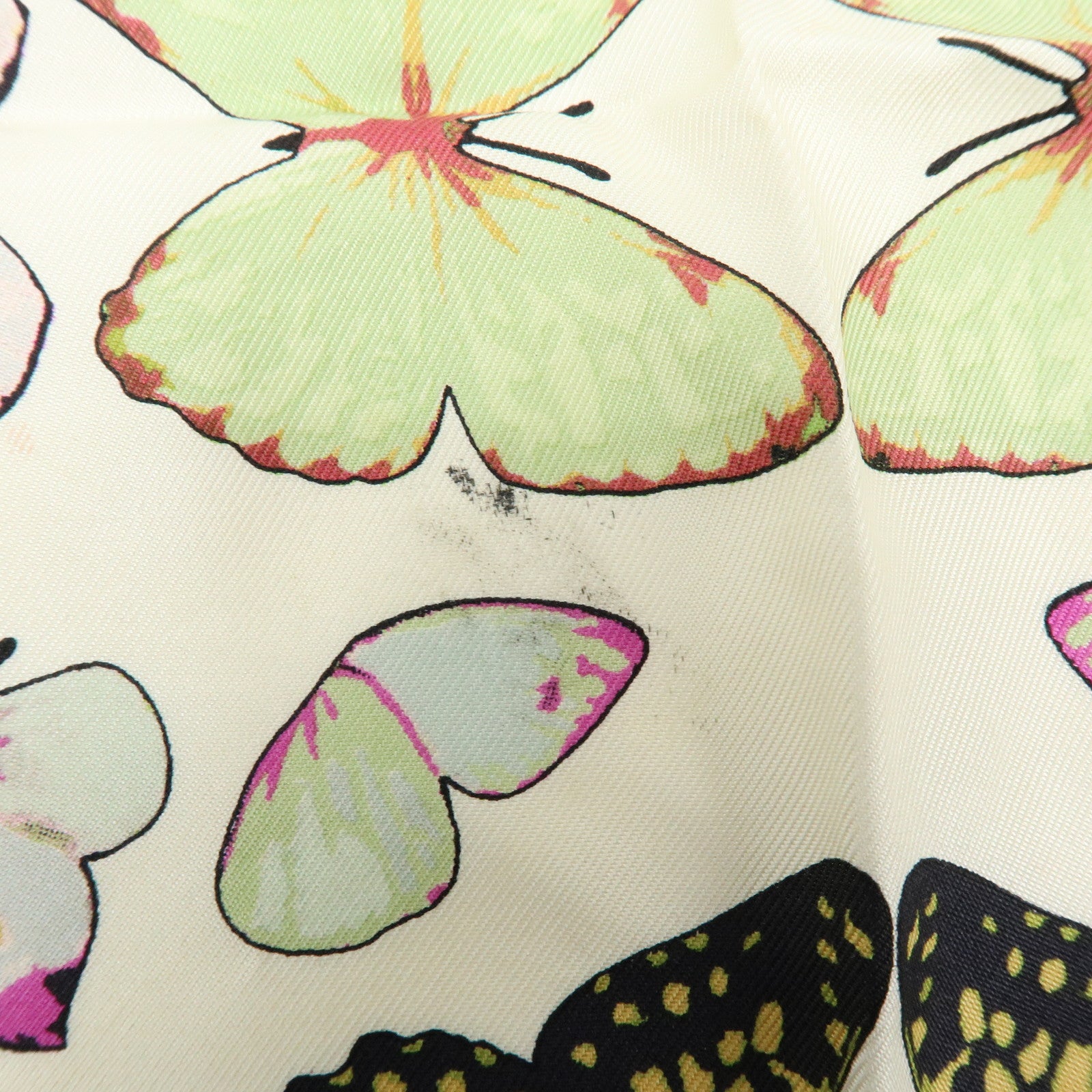 LOEWE CELINE Set of 2 Silk Cotton100% Scarf Butterfly Tassel