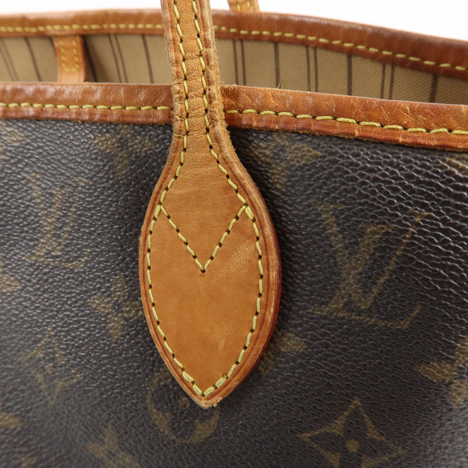 Louis Vuitton Monogram Neverfull MM Tote Bag Hand Bag M40995