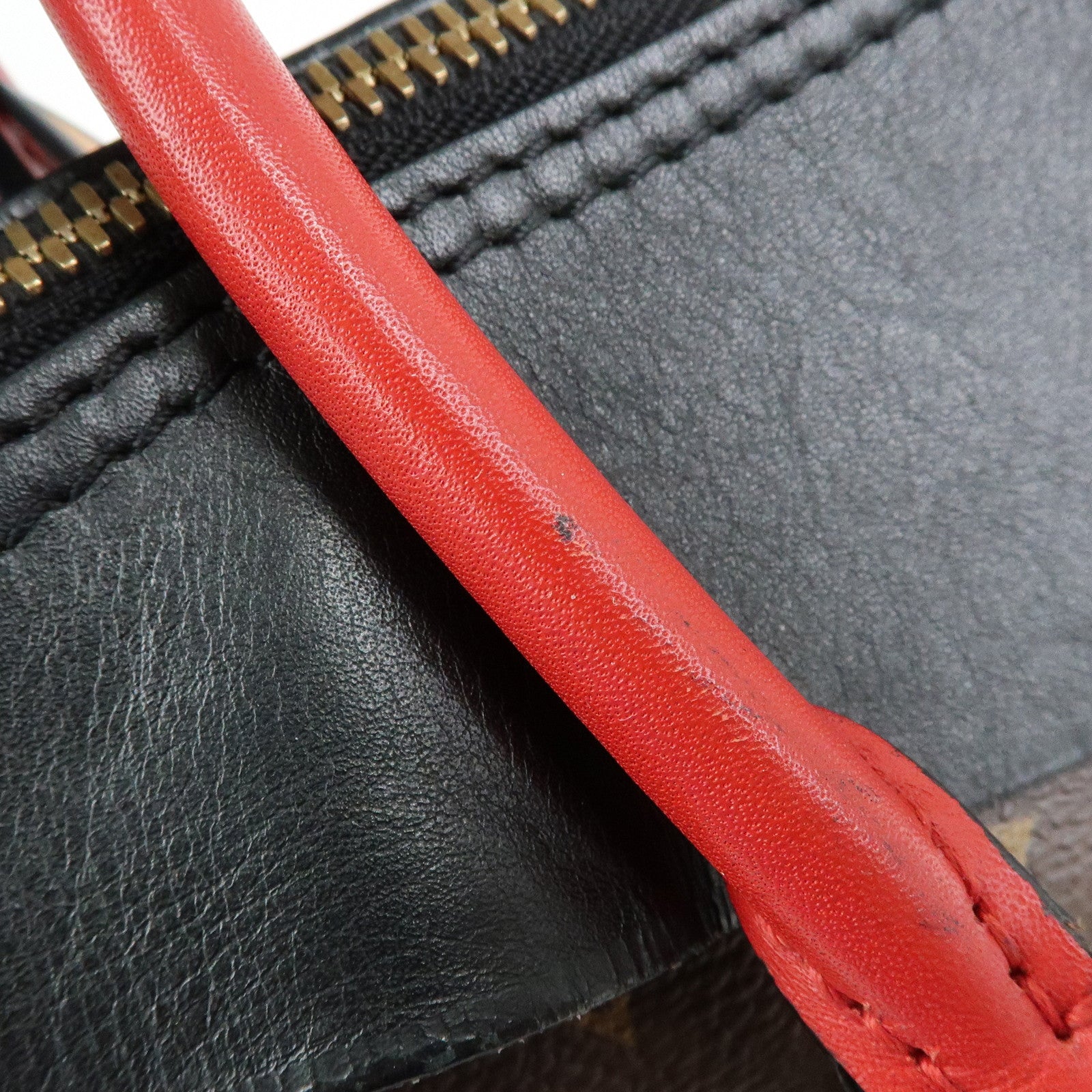 Louis Vuitton Monogram Tuileries Tote 2Way Bag Brown Red M41454