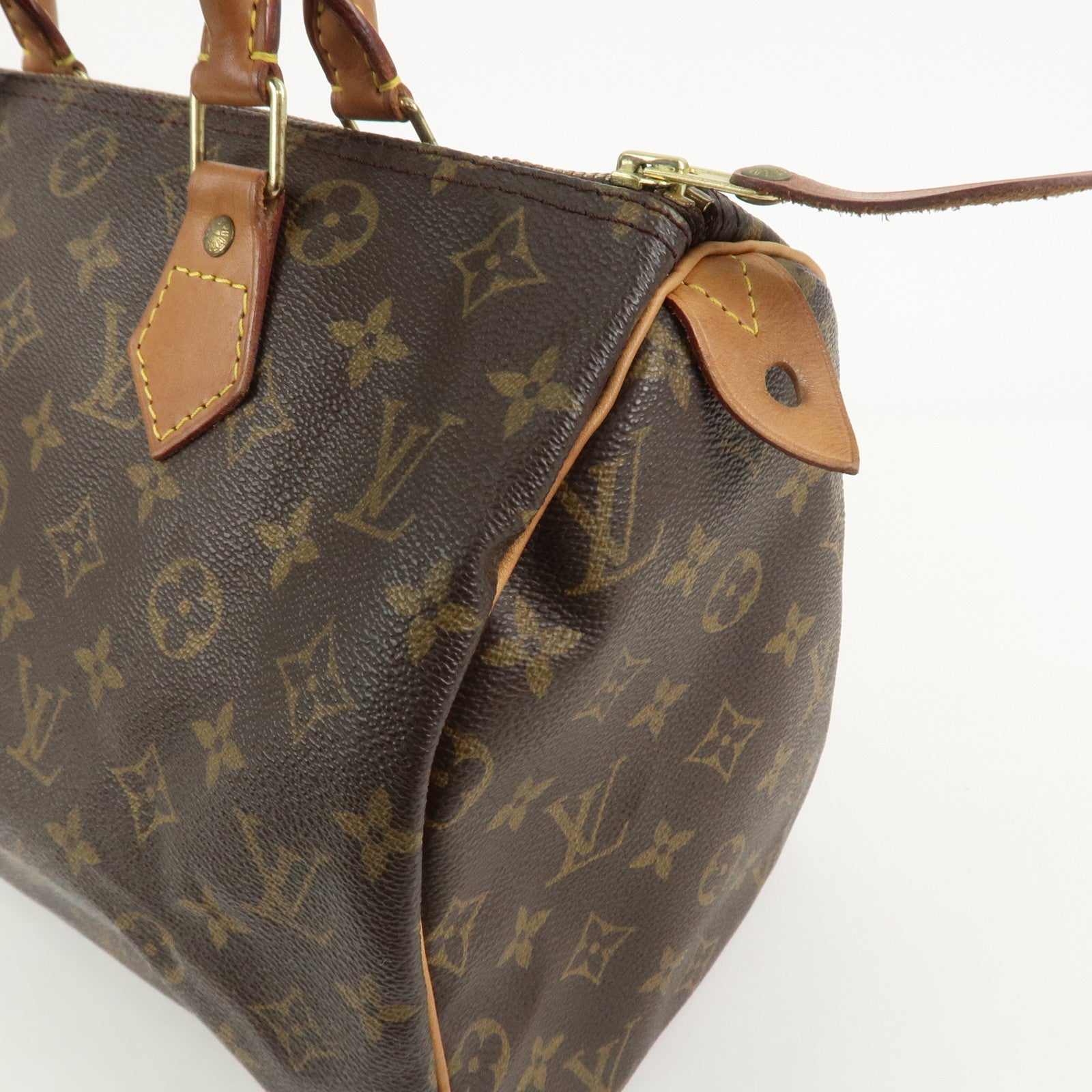Louis Vuitton Monogram Speedy 30 Boston Bag Hand Bag Brown M41526