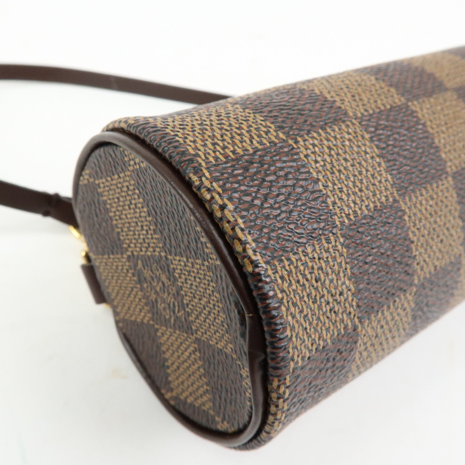 Louis Vuitton Damier Ebene Mini Pouch for Papillon Bag Brown
