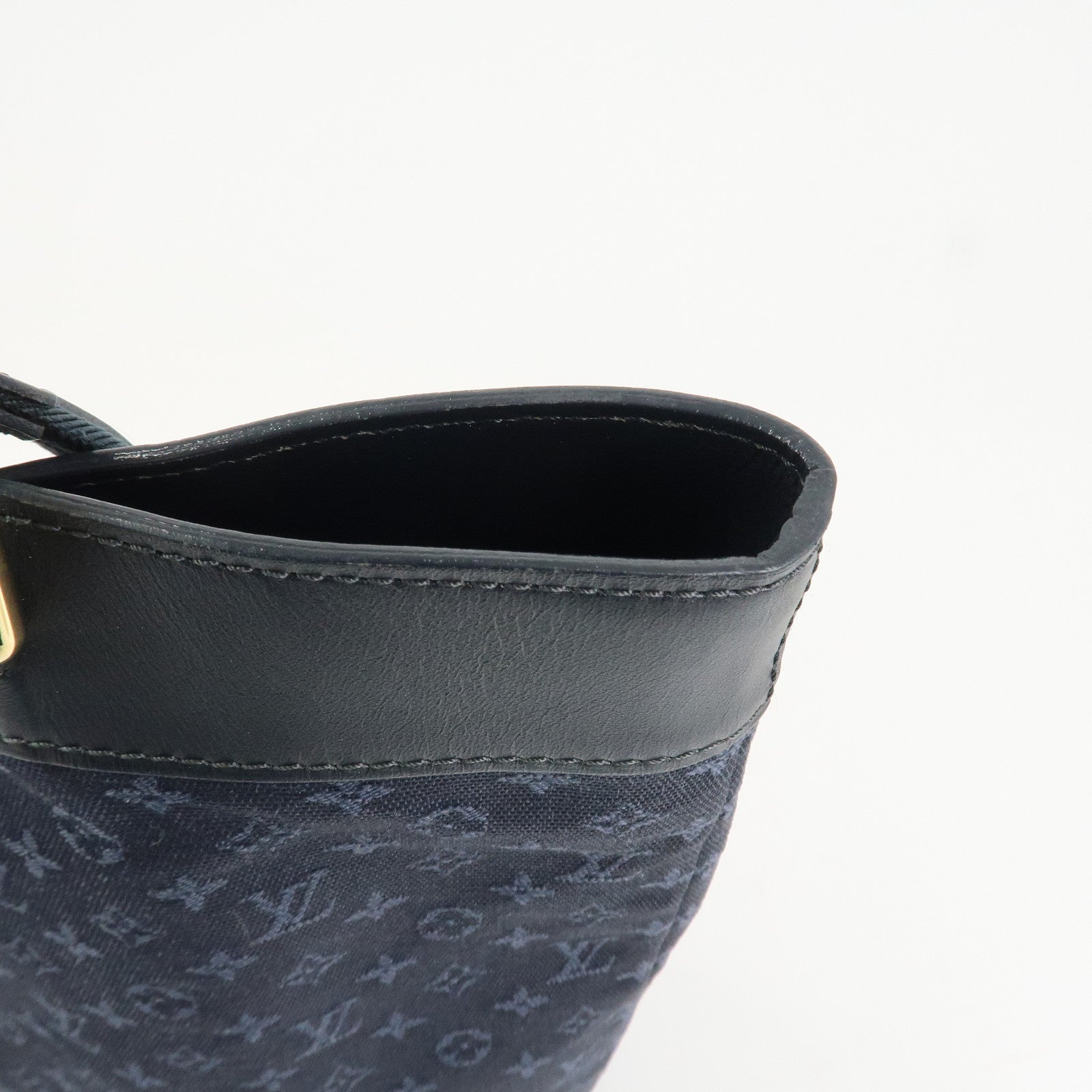 Louis Vuitton Monogram Mini Canvas Lucille GM Tote Bag Blue M92679