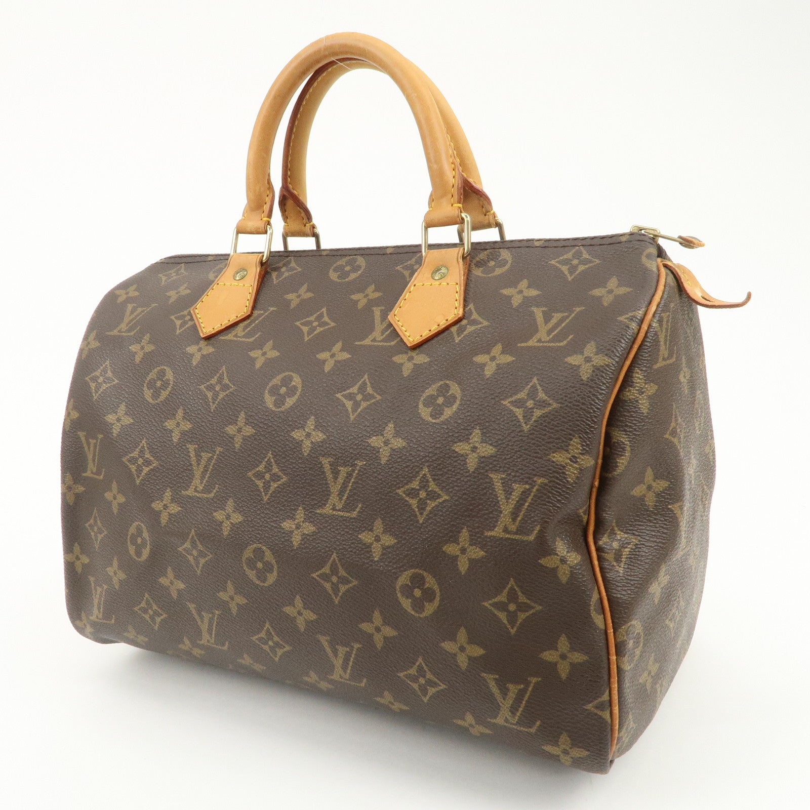 Louis Vuitton Monogram Speedy 30 Boston Bag Hand Bag Brown M41526