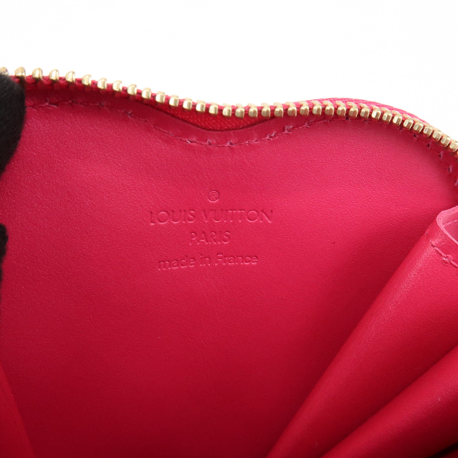 Louis Vuitton Monogram Vernis Porte Monnaie Coeur Coin Case M93657