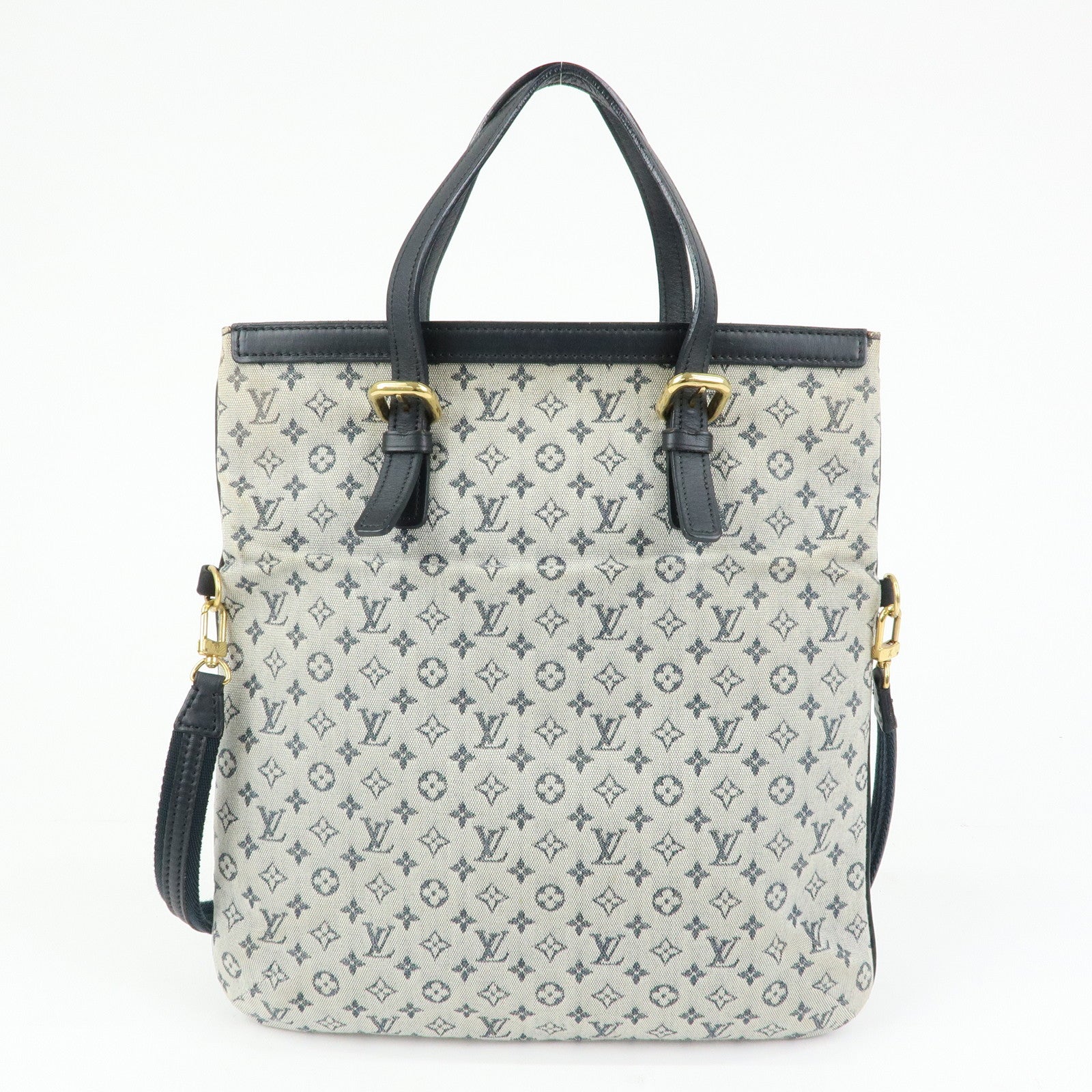 Louis Vuitton Monogram Mini Francoise Shoulder Bag Blue M92208