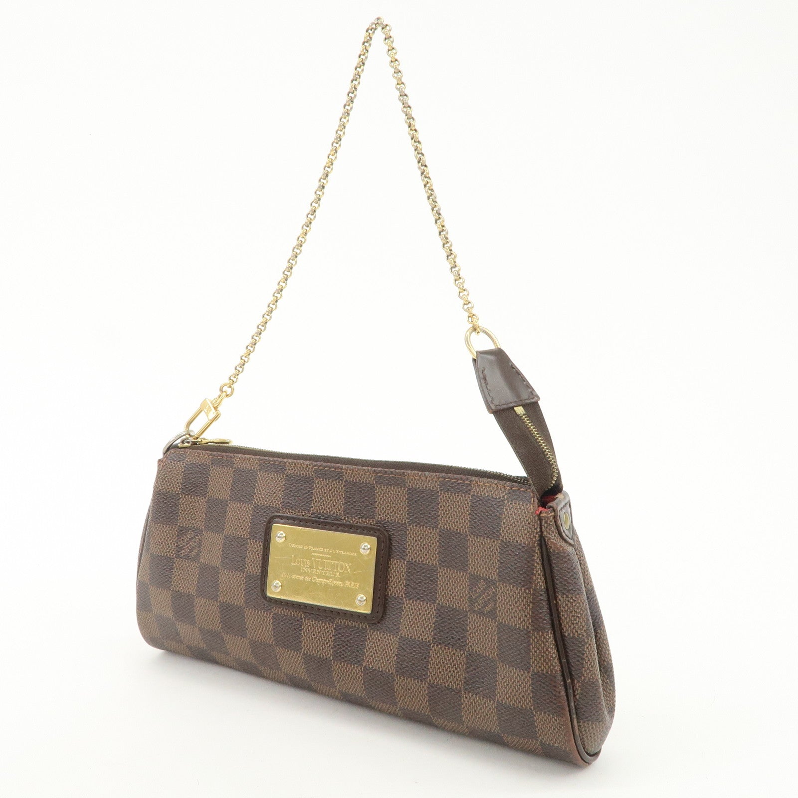 Louis Vuitton Damier Ebene Eva 2Way Hand Bag Shoulder Bag N55213