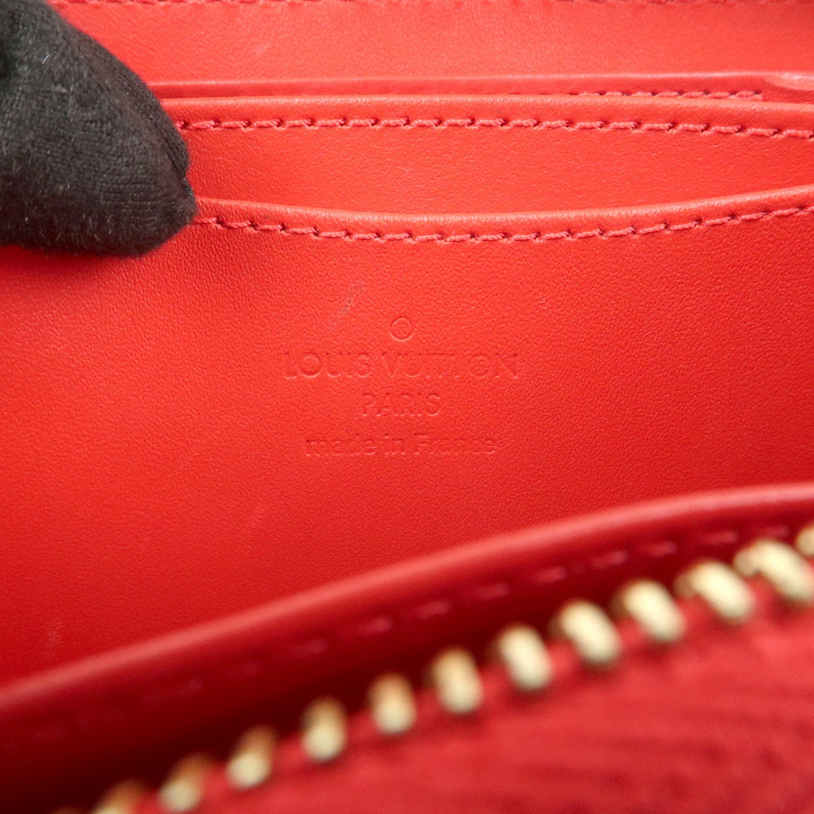 Louis Vuitton Monogram Vernis Leather Zippy Coin Case M91735