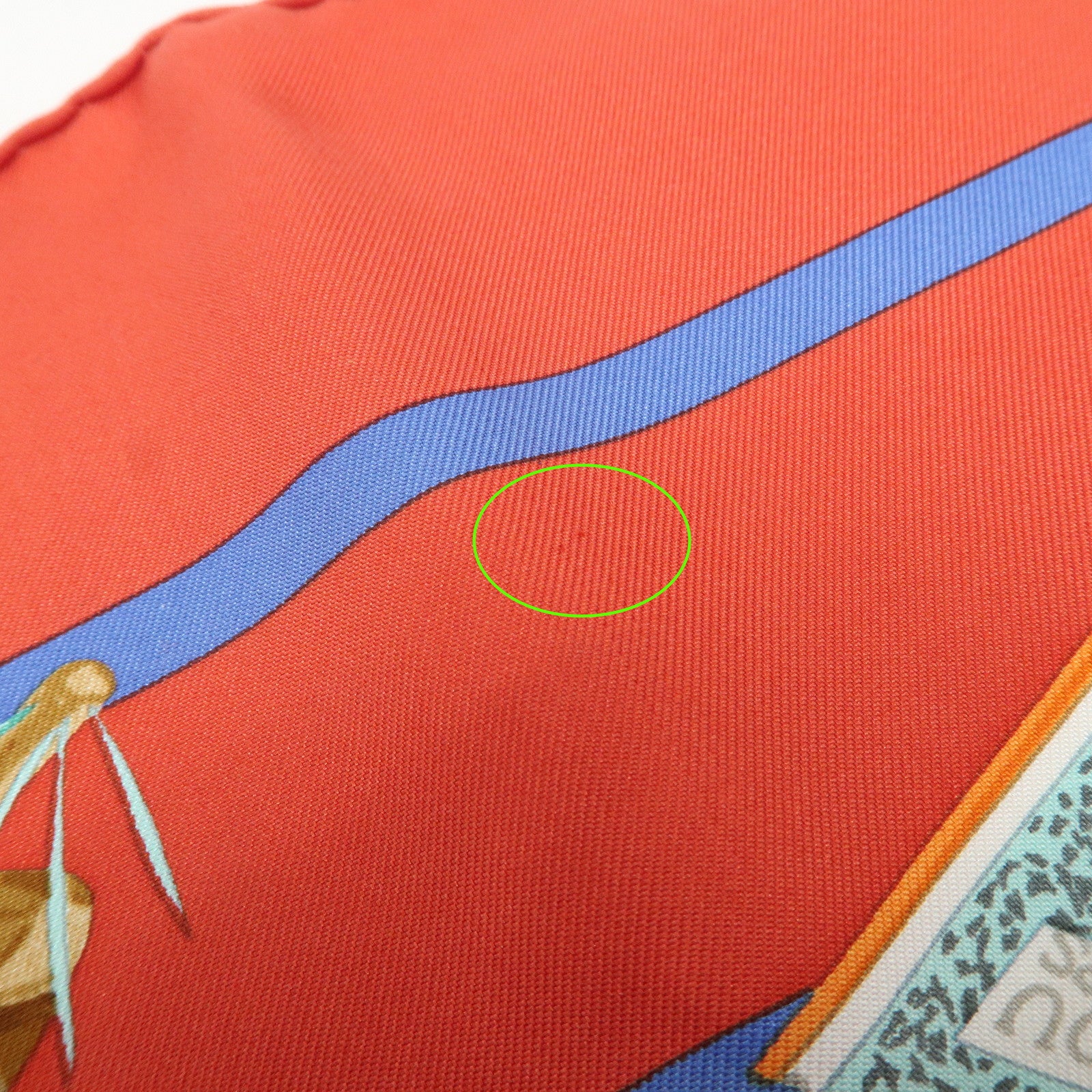 HERMES Carre 90 Silk 100% Scarf Confidents des Coeurs Red Blue