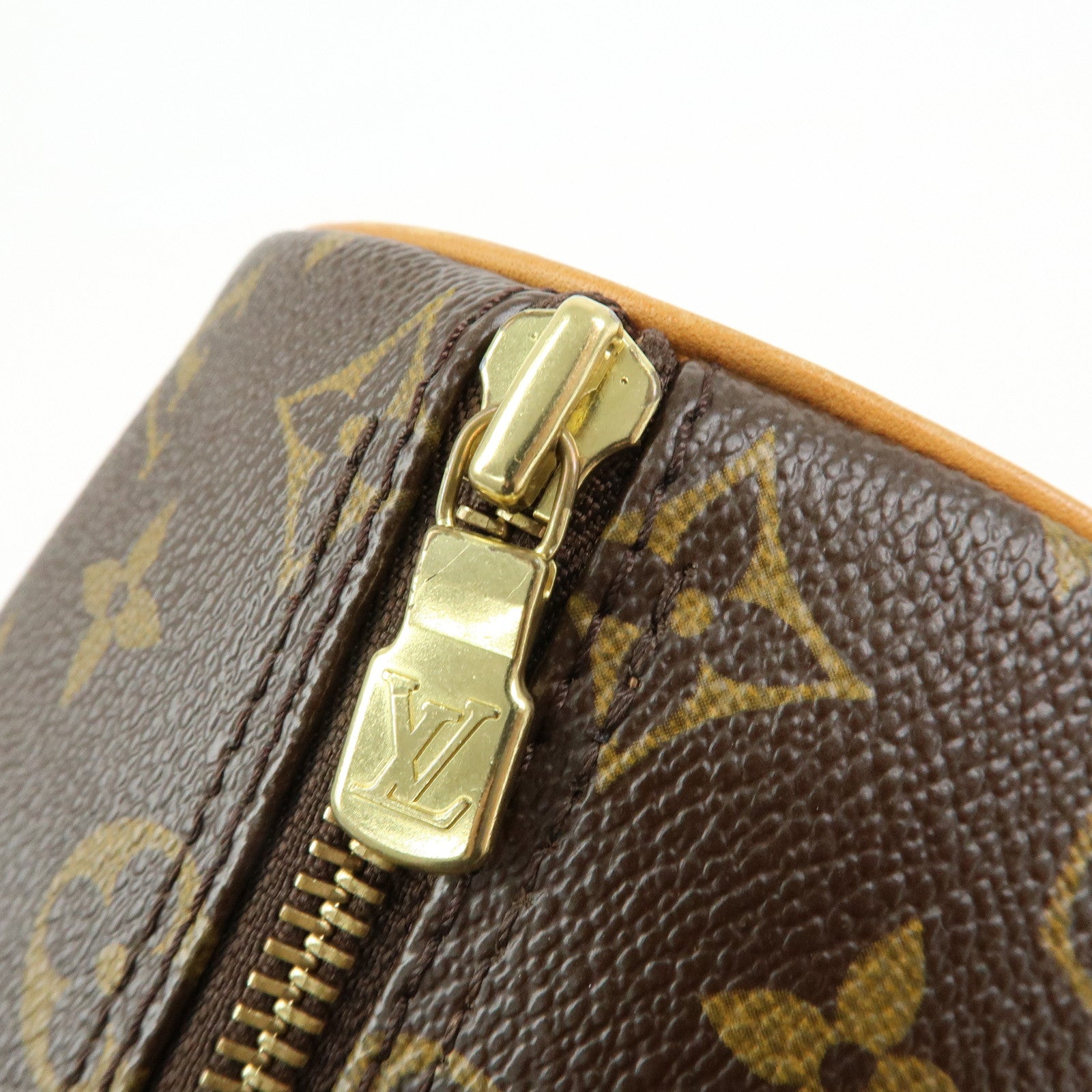 Louis Vuitton Monogram Papillon 26 Hand Bag Brown M51386