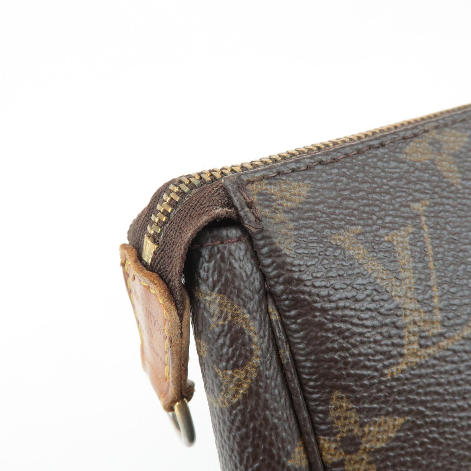 Louis Vuitton Monogram Pochette Accessoires Hand Bag Brown M51980