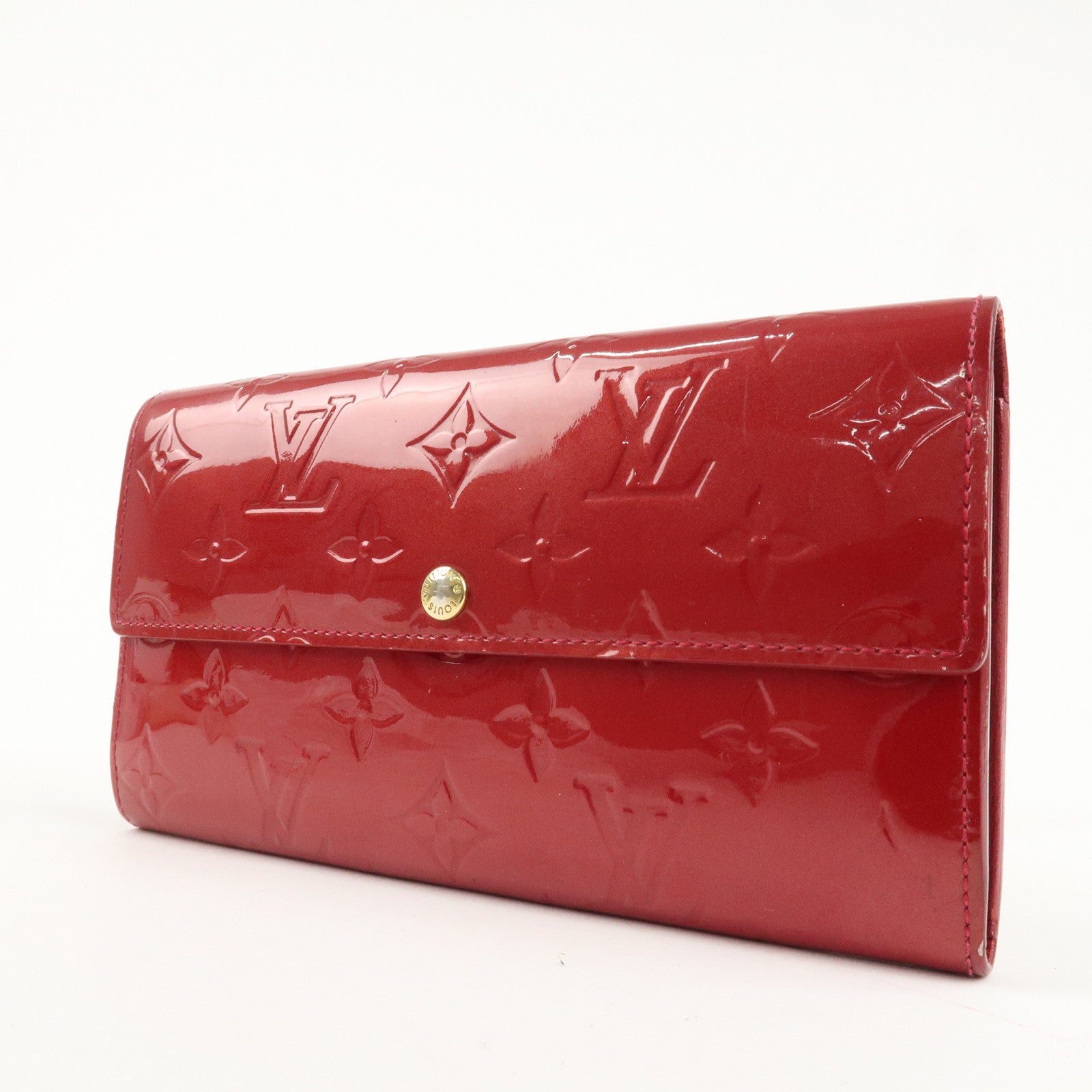 Louis Vuitton Monogram Vernis Leather Portefeuille Sarah M93530 Used