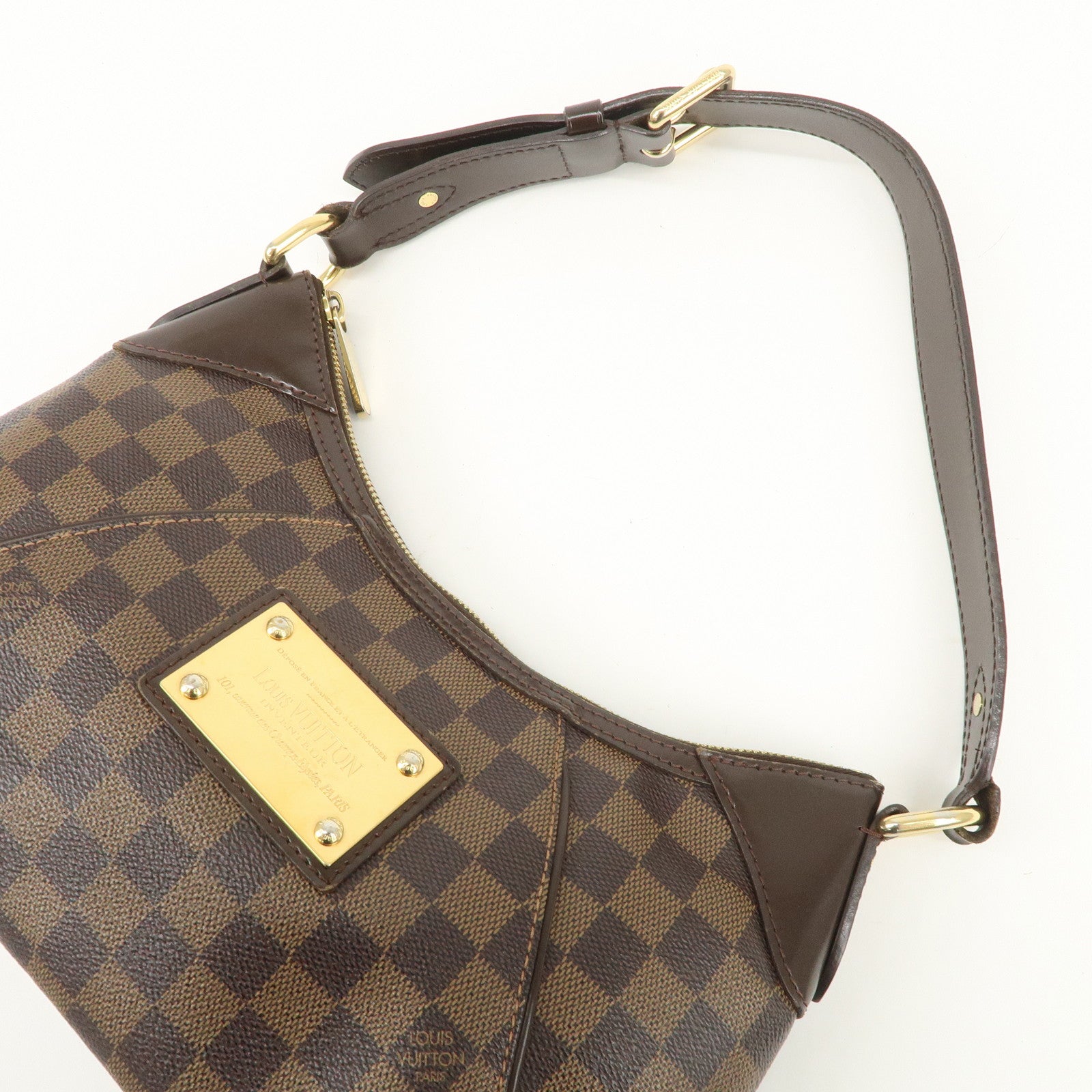 Louis Vuitton Damier Canvas Thames PM Shoulder Bag Hand Bag N48180