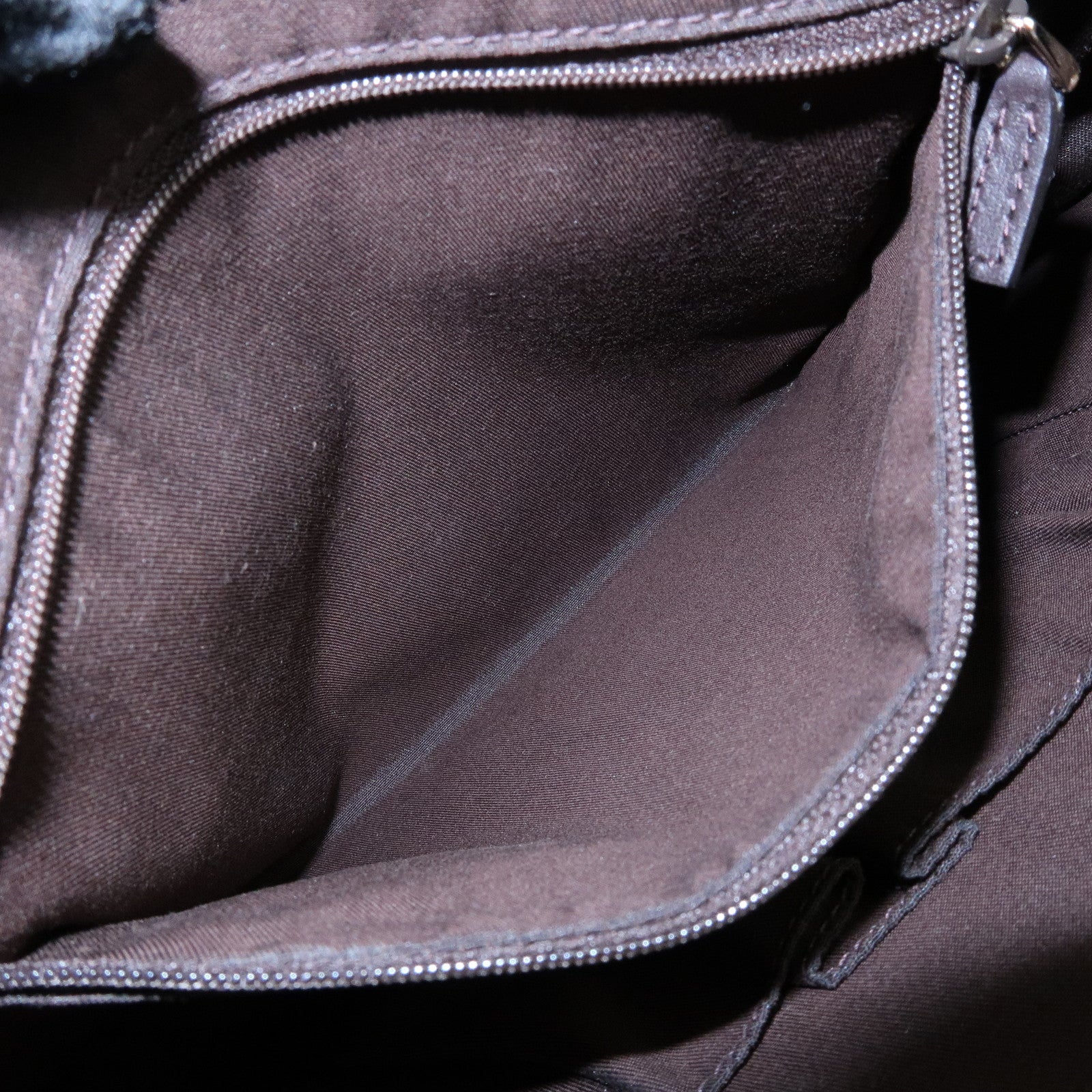 GUCCI GG Supreme Leather Shoulder Bag Beige Brown 388924