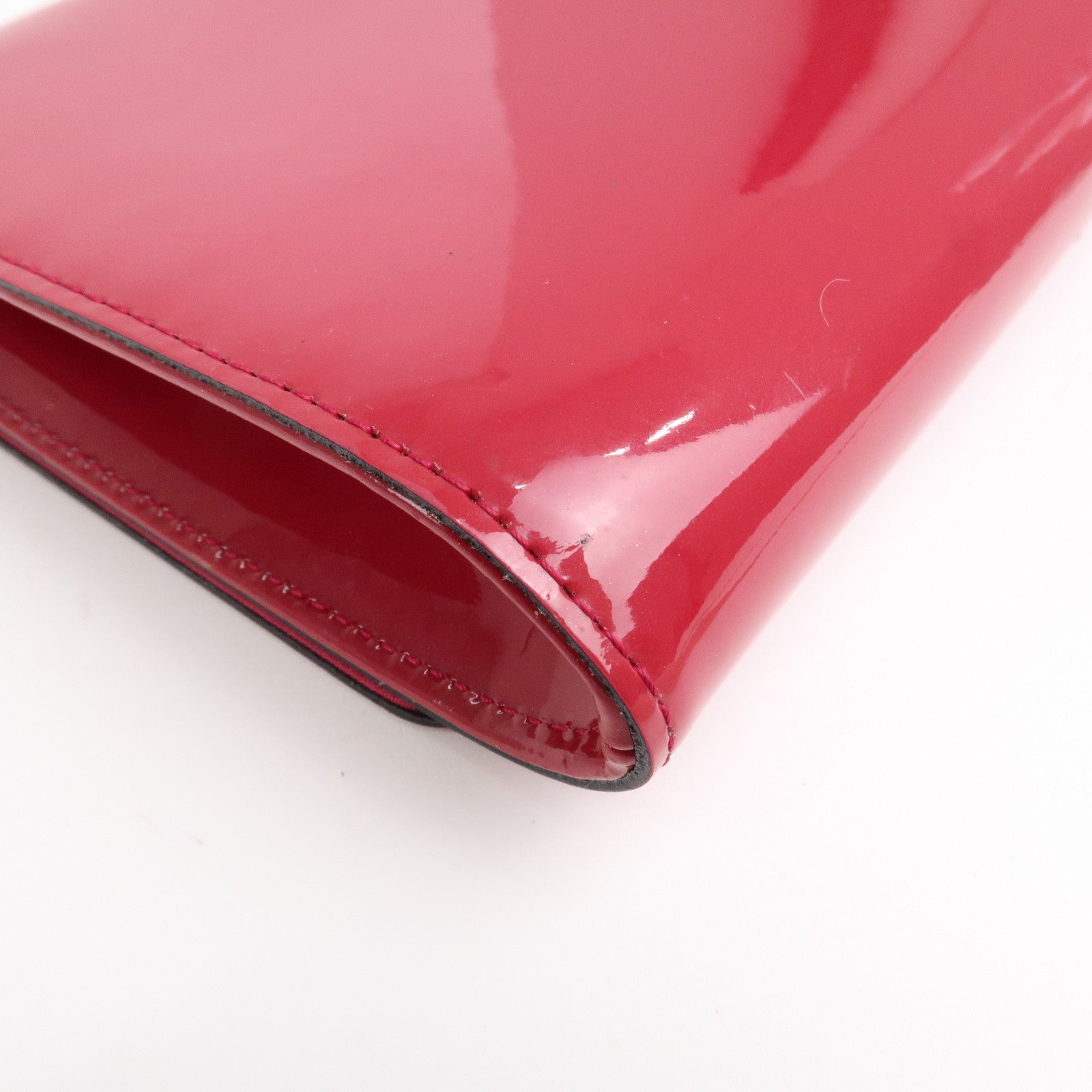 Louis Vuitton Vernis Leather Louise GM Clutch Bag Rose M61317 Used