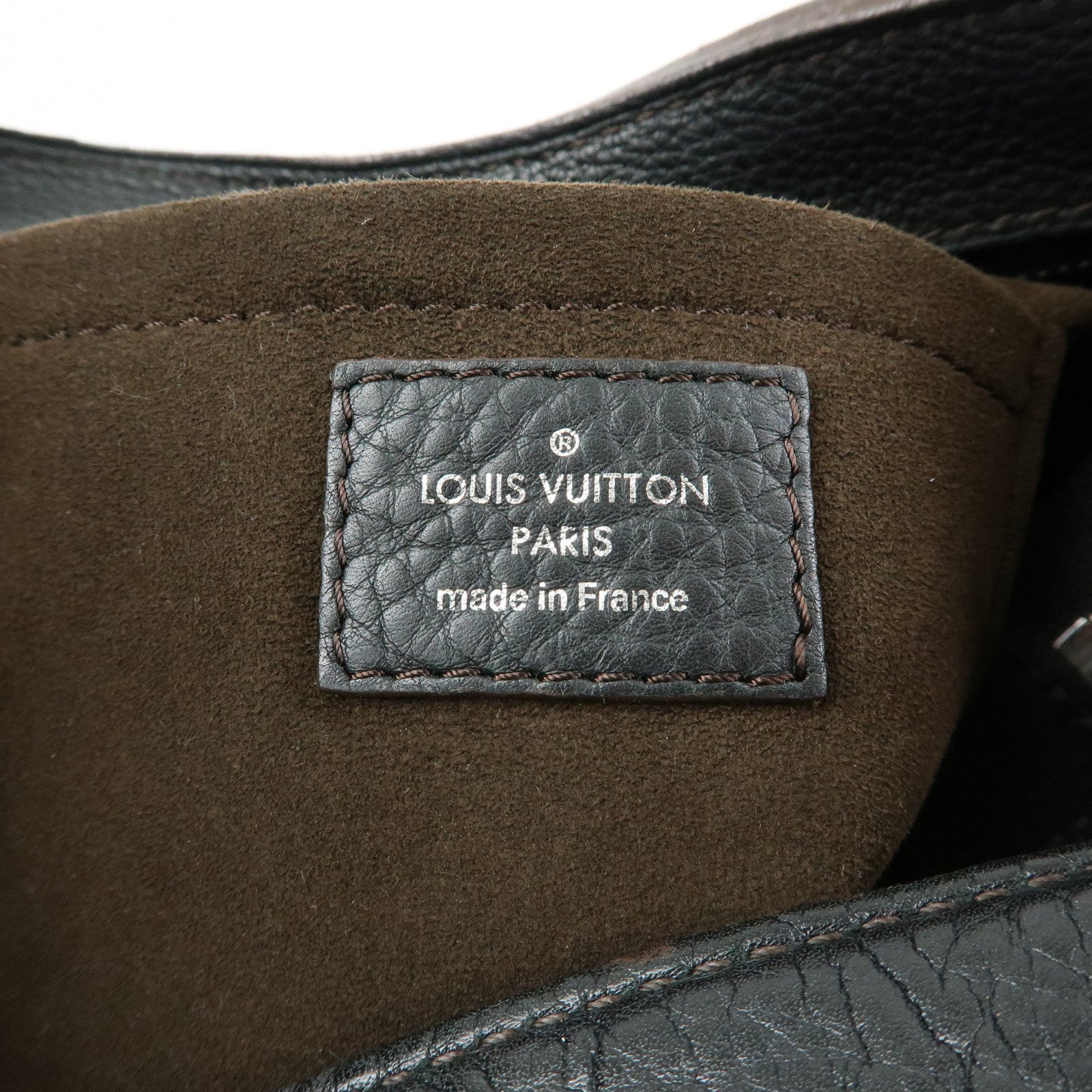 Louis Vuitton Monogram Mahina Solar PM Shoulder Bag Noir M93127