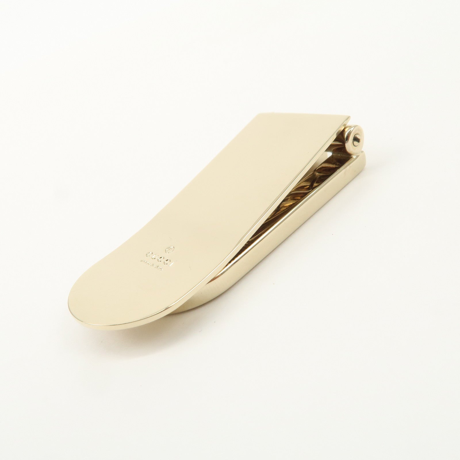 GUCCI Metal Stick Pin Tie Clip Scarf Clip Gold Used