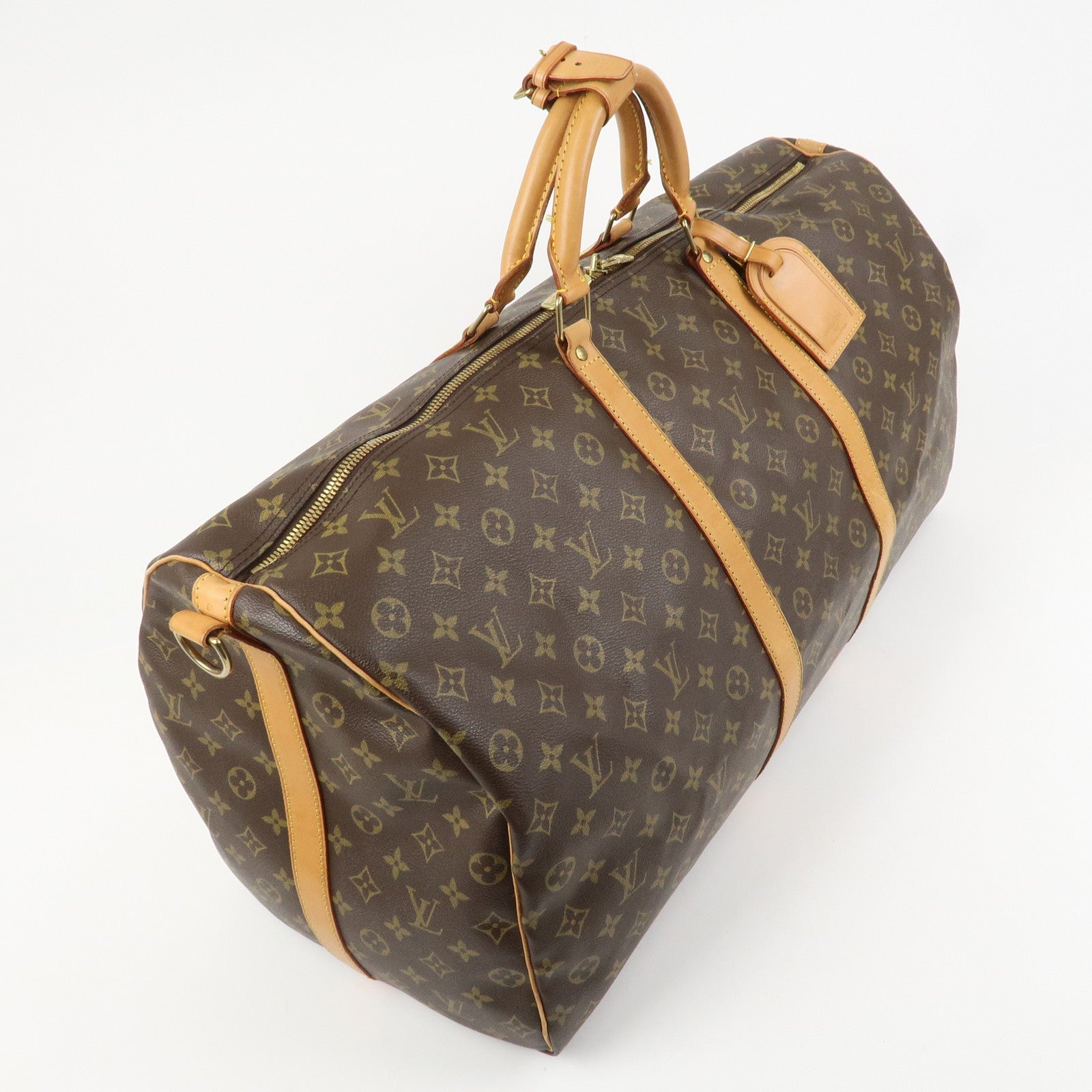 Louis Vuitton Monogram Keep All Bandouliere 60 Boston Bag M41412