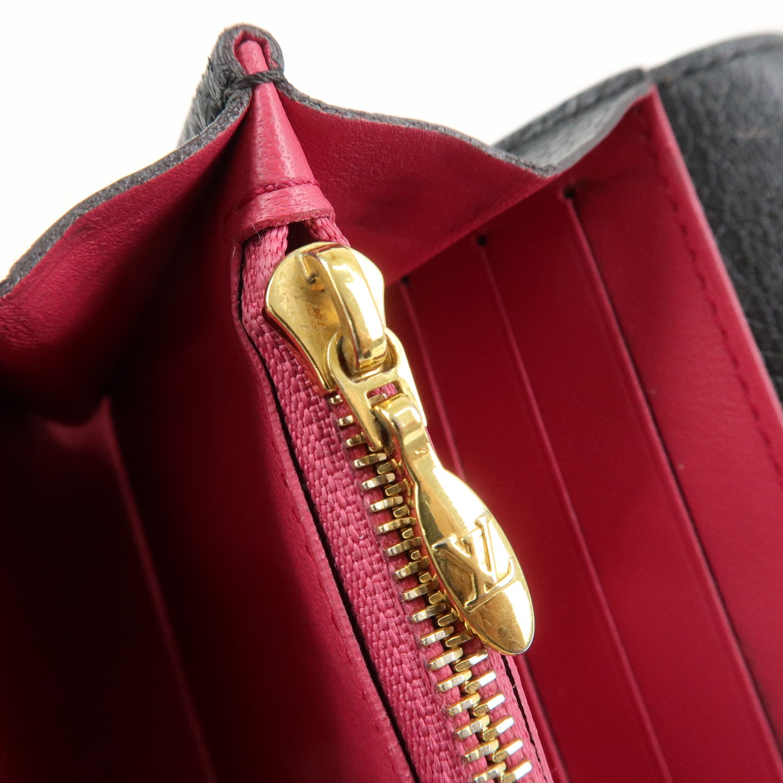 Louis Vuitton Portofoille Capucines Torillon Leather Wallet M61248 Used