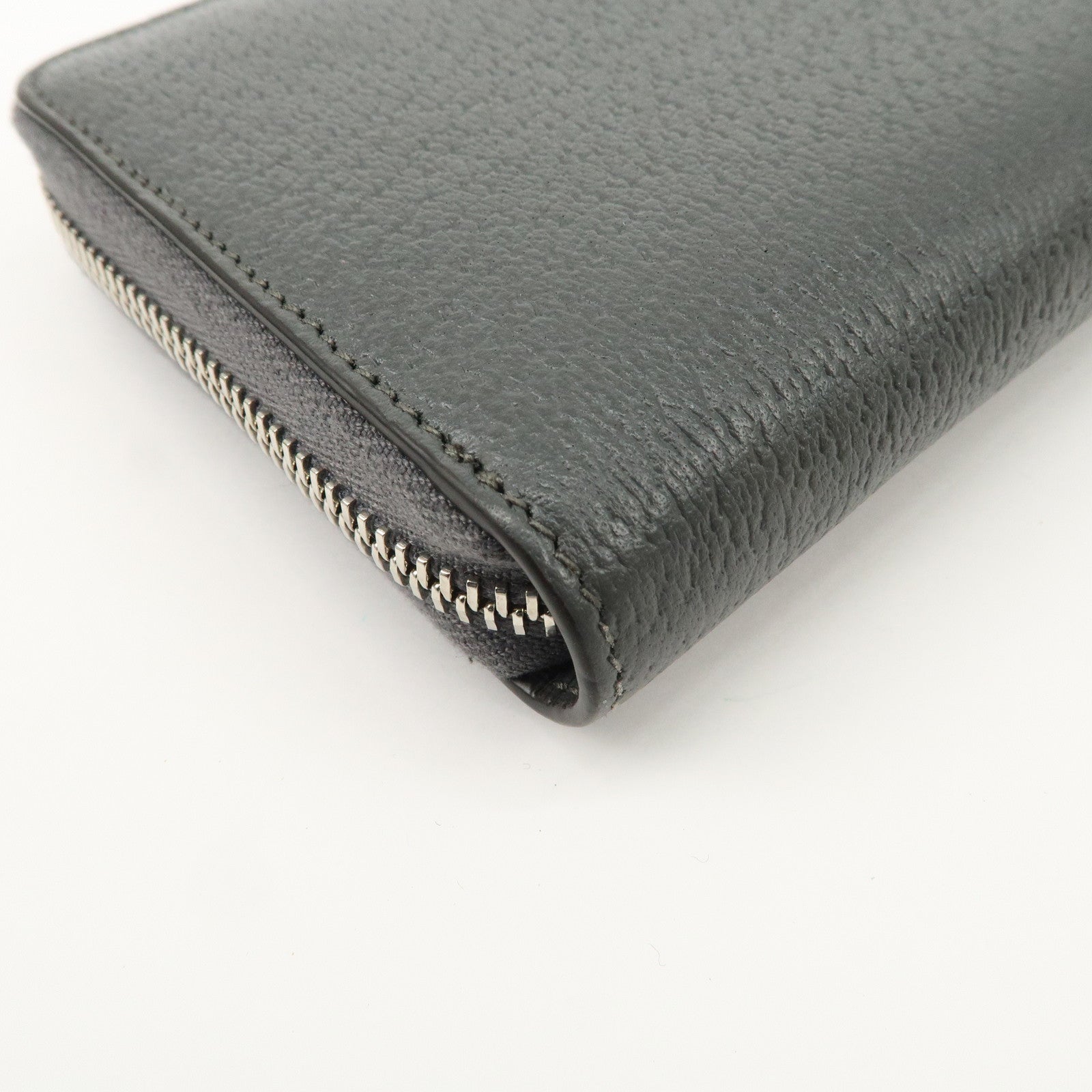 GUCCI Interlocking G GG Supreme Leather Round Zippy Wallet 701423 Used