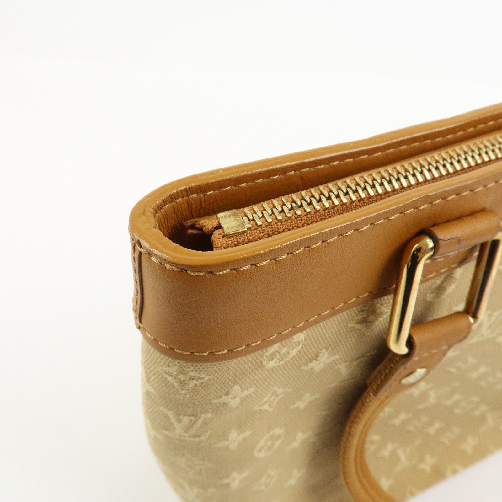 Louis Vuitton Monogram Mini Lucille PM Hand Bag Beige M92684