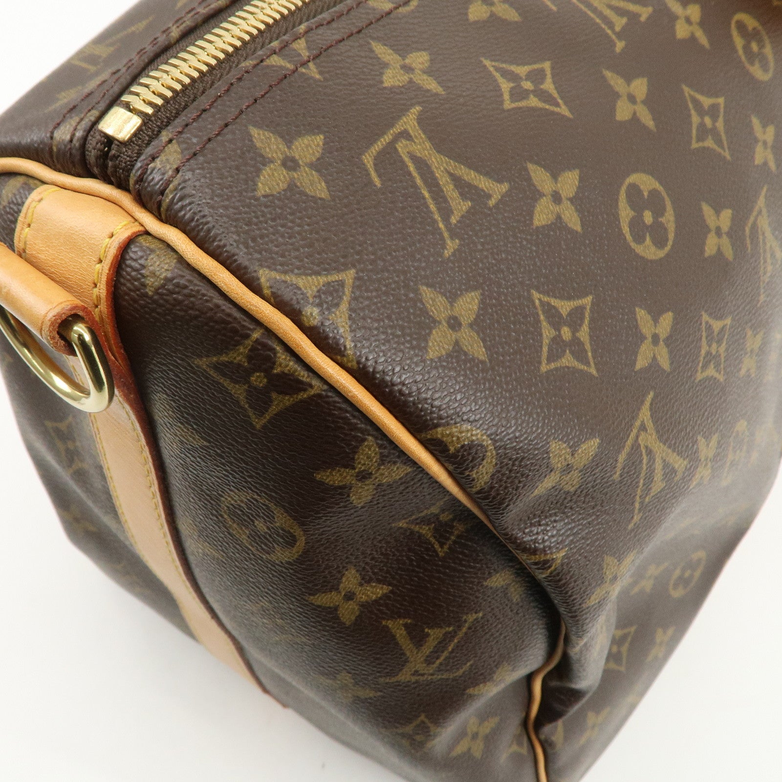 Louis Vuitton Monogram Keep All Bandouliere 55 Boston Bag M41414