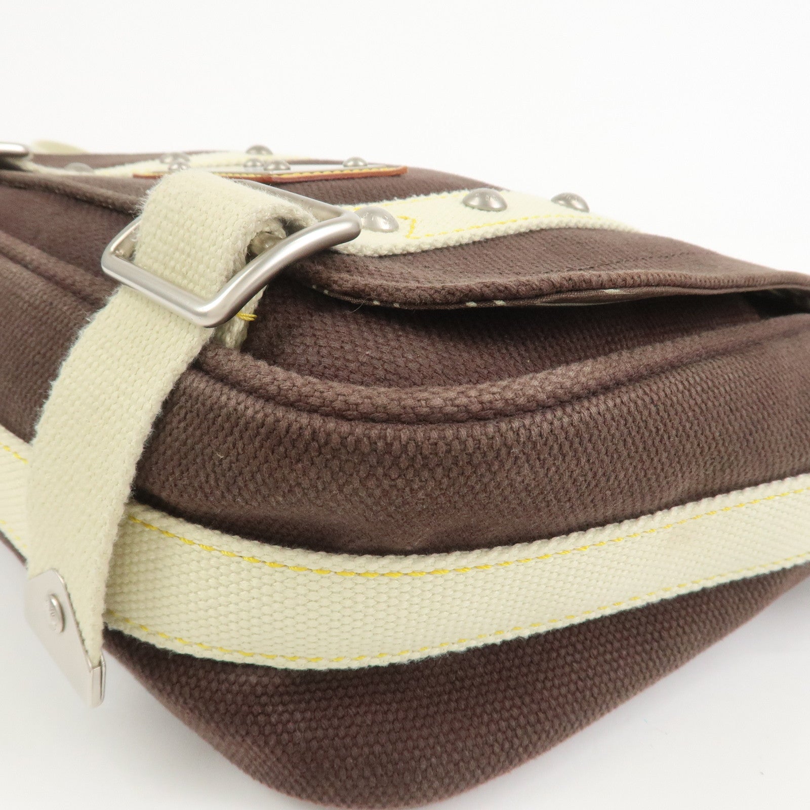 Louis Vuitton Antigua Canvas Besace PM Shoulder Bag Mocha M80661